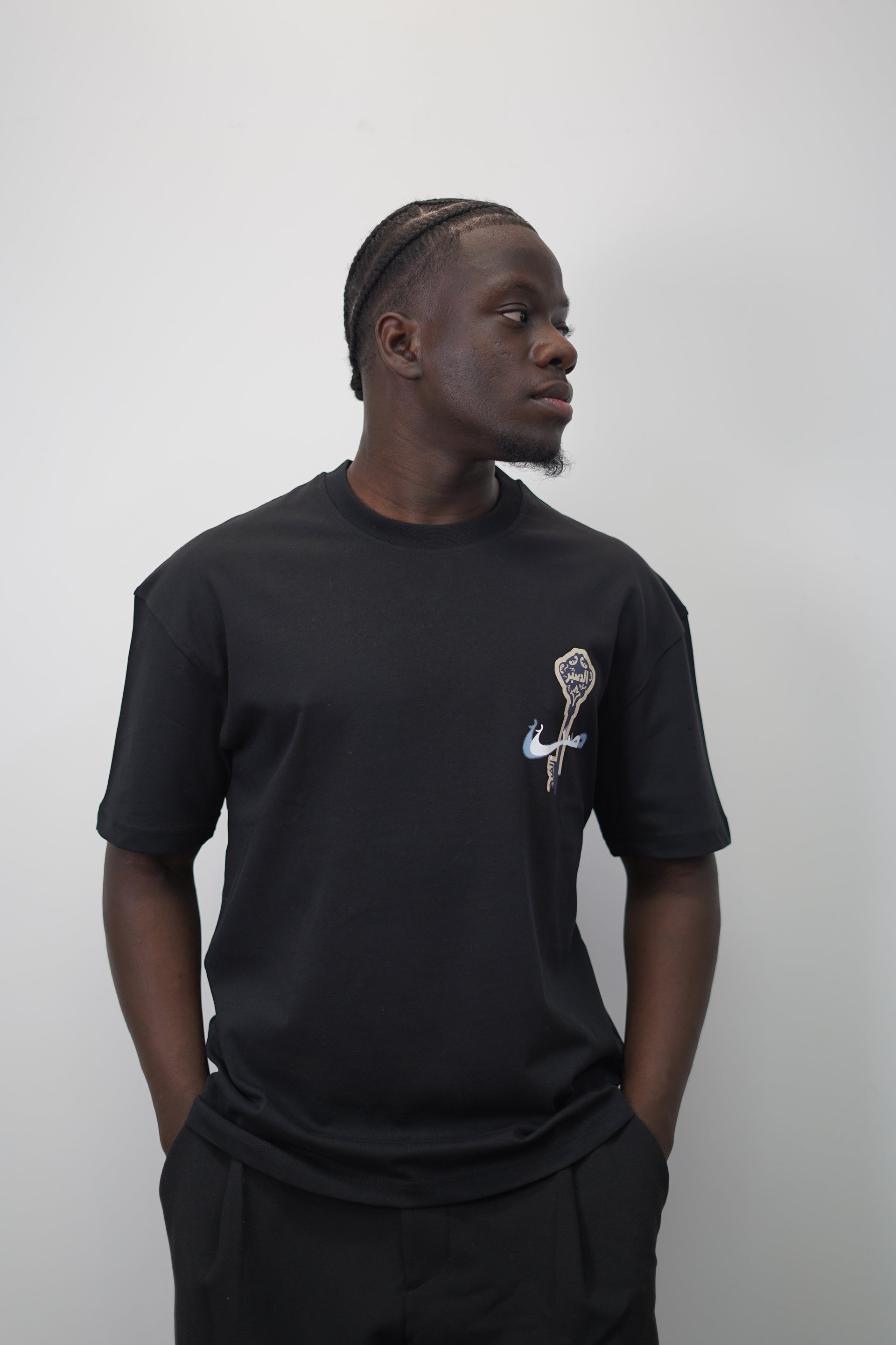 T-shirt Patience noir