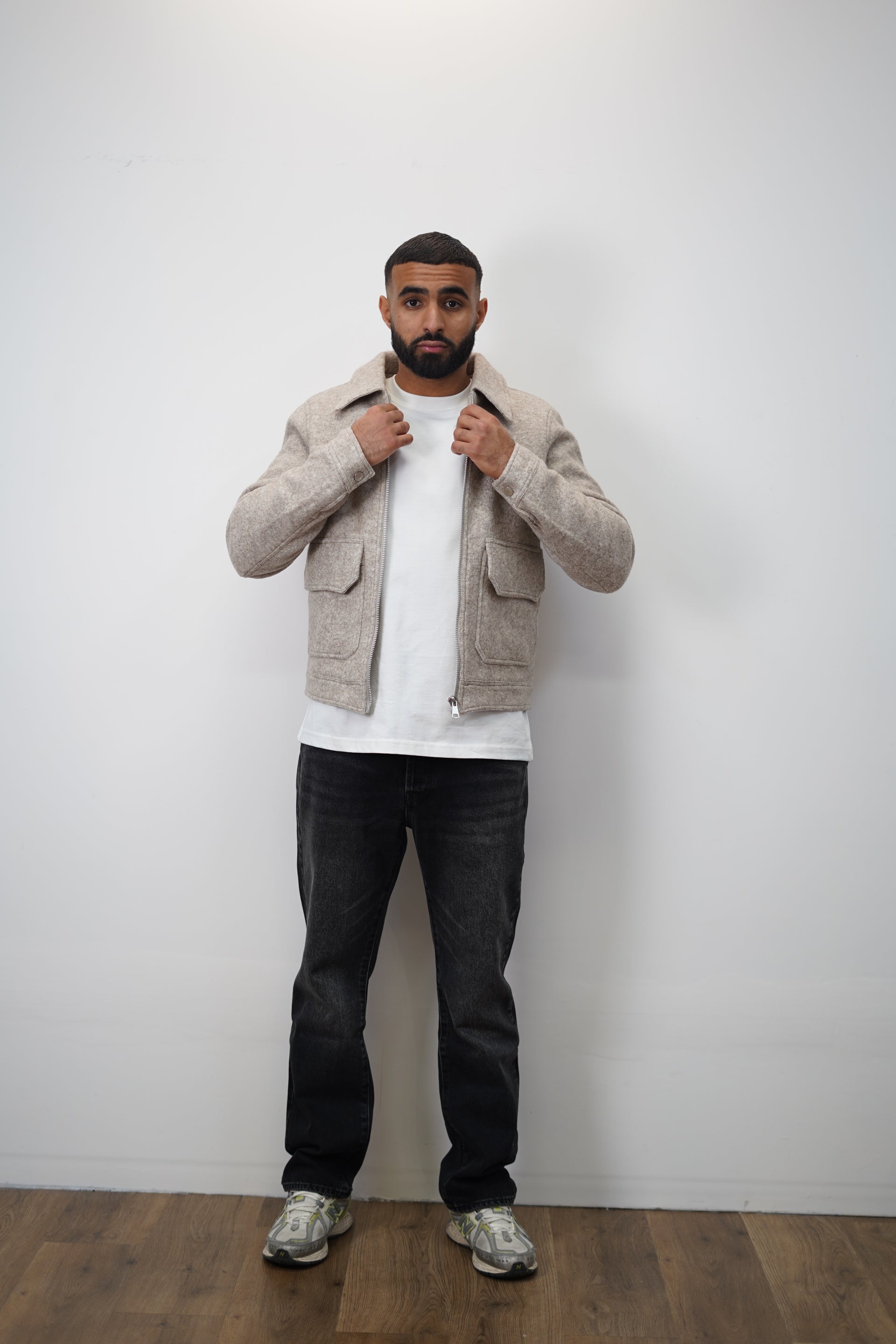 Veste épaisse beige