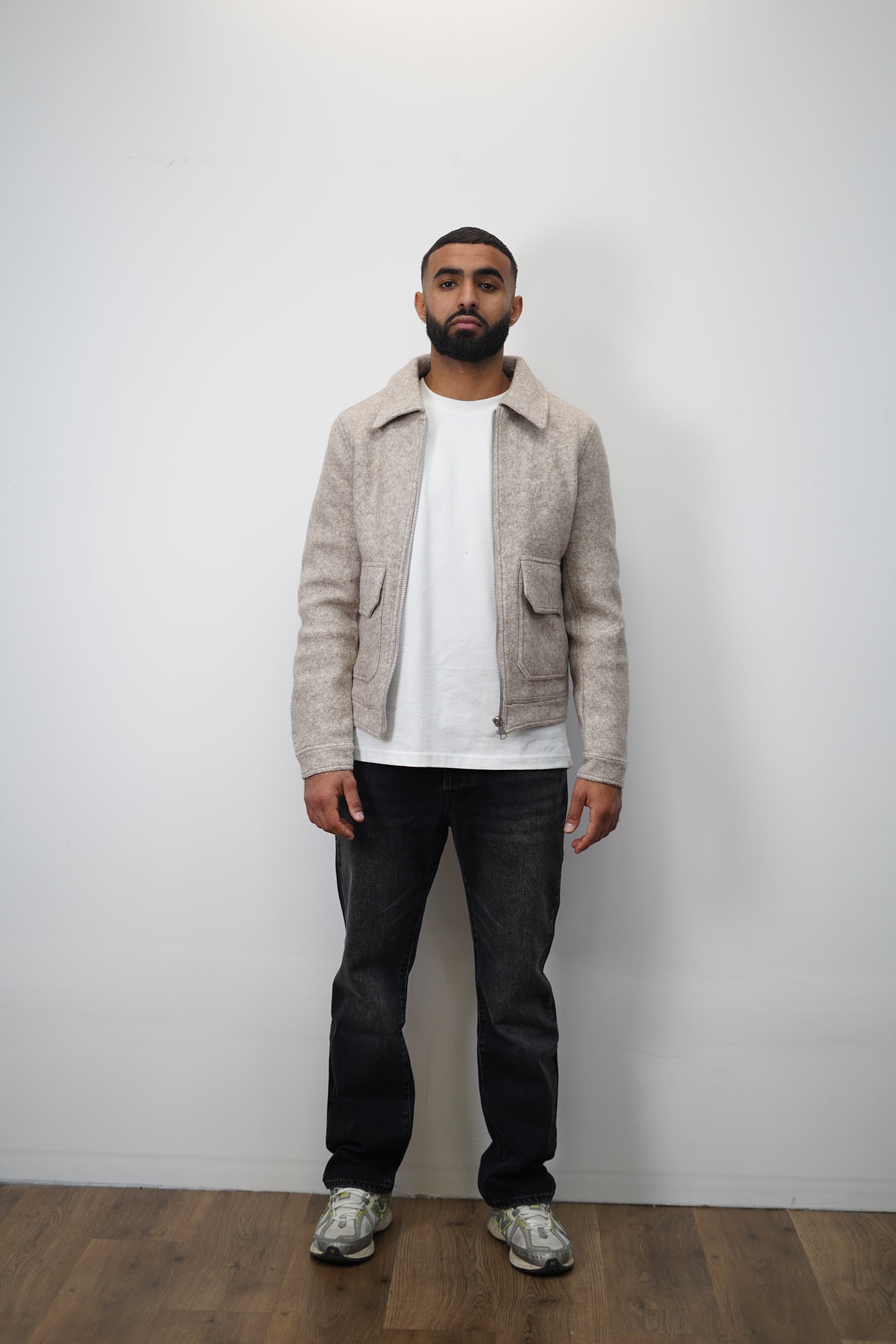 Veste épaisse beige