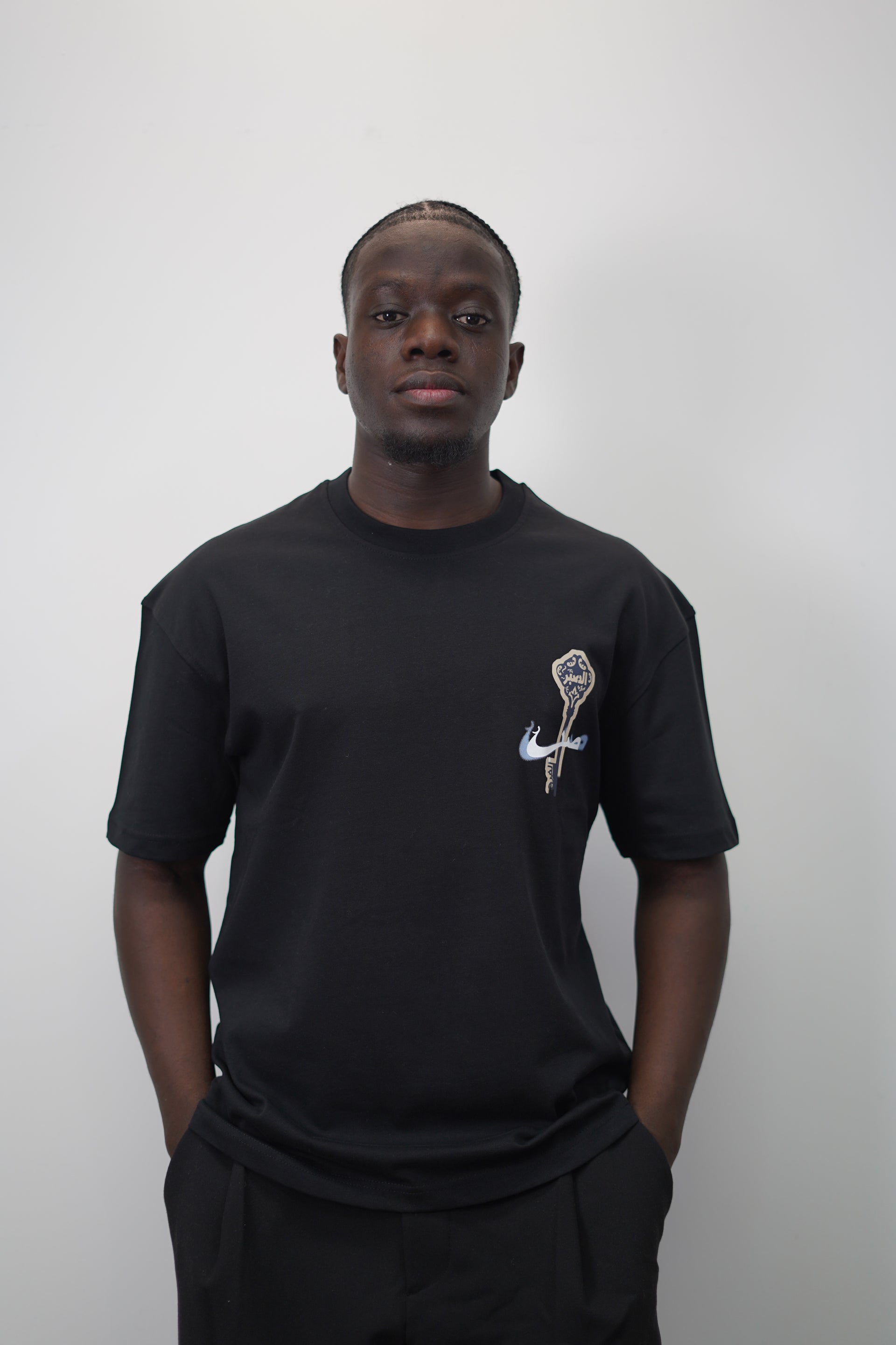 T-shirt Patience noir