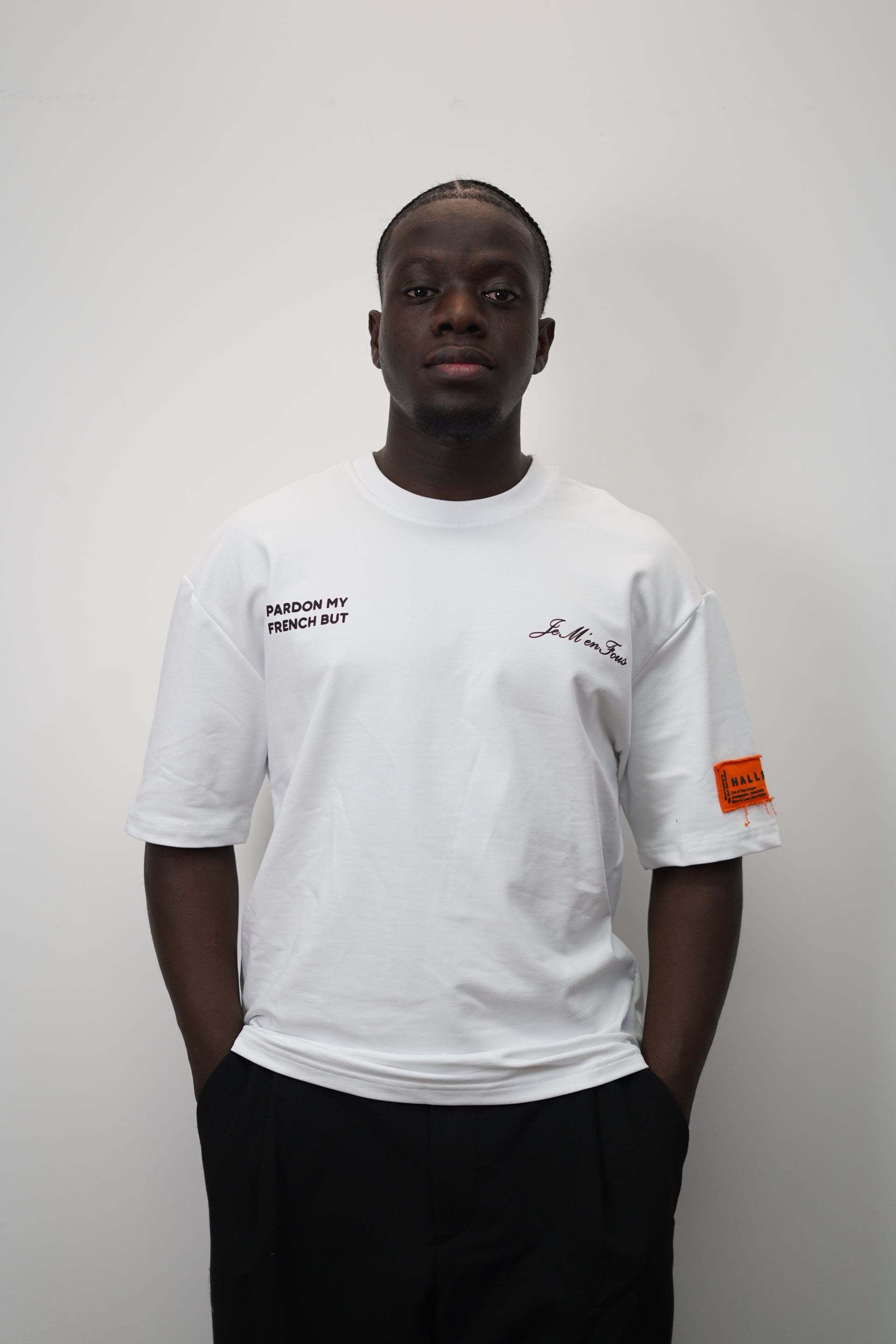 T-shirt PARDON blanc