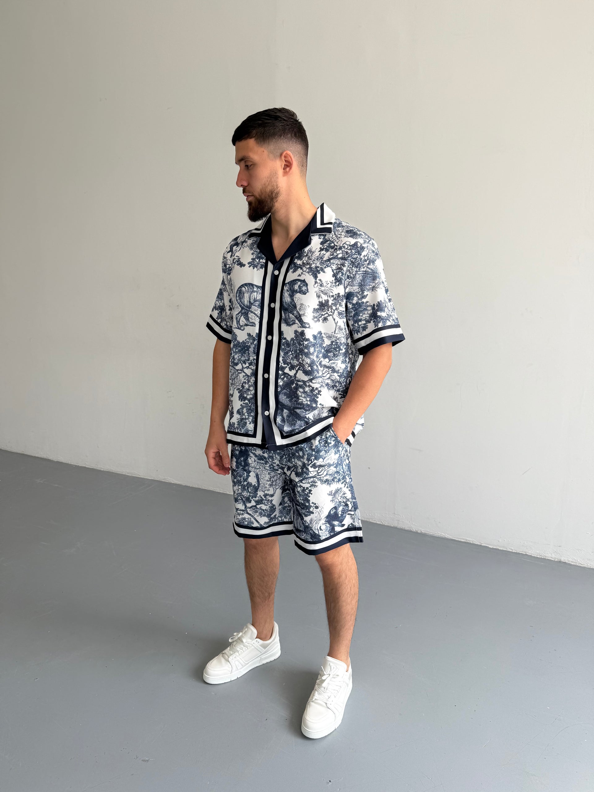 Ensemble short à motif