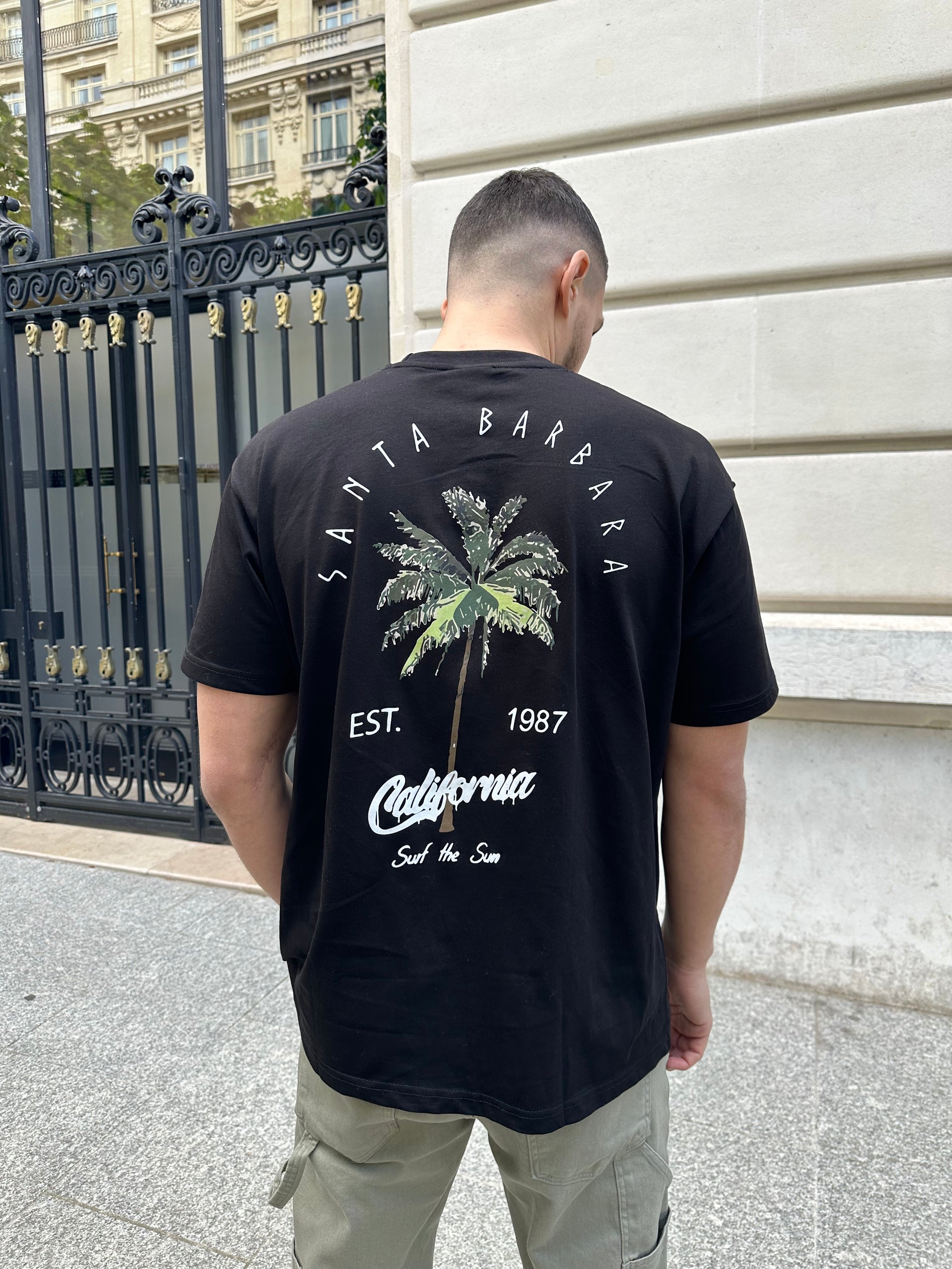 T-shirt CALIFORNIA noir