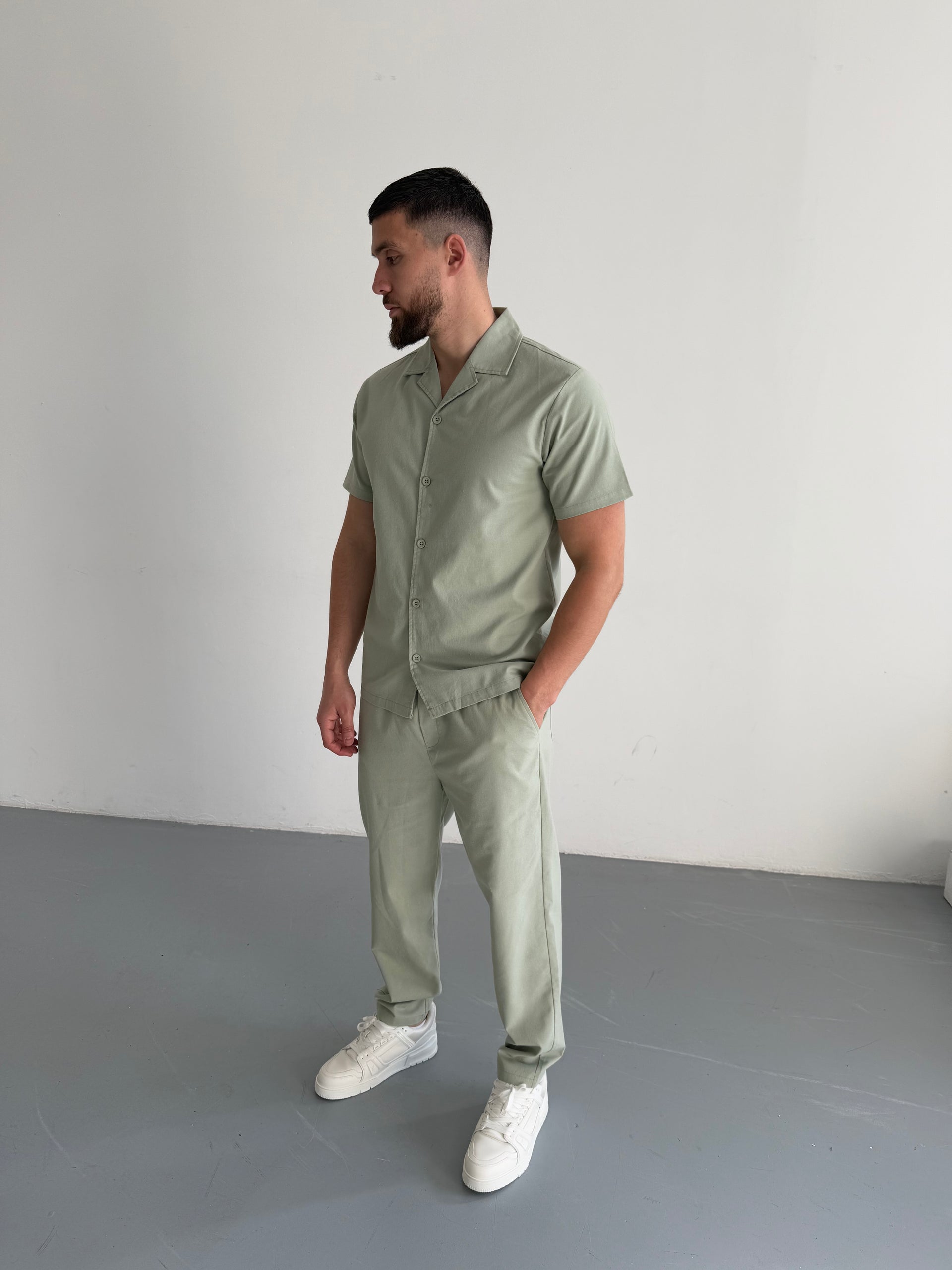 Ensemble en coton vert