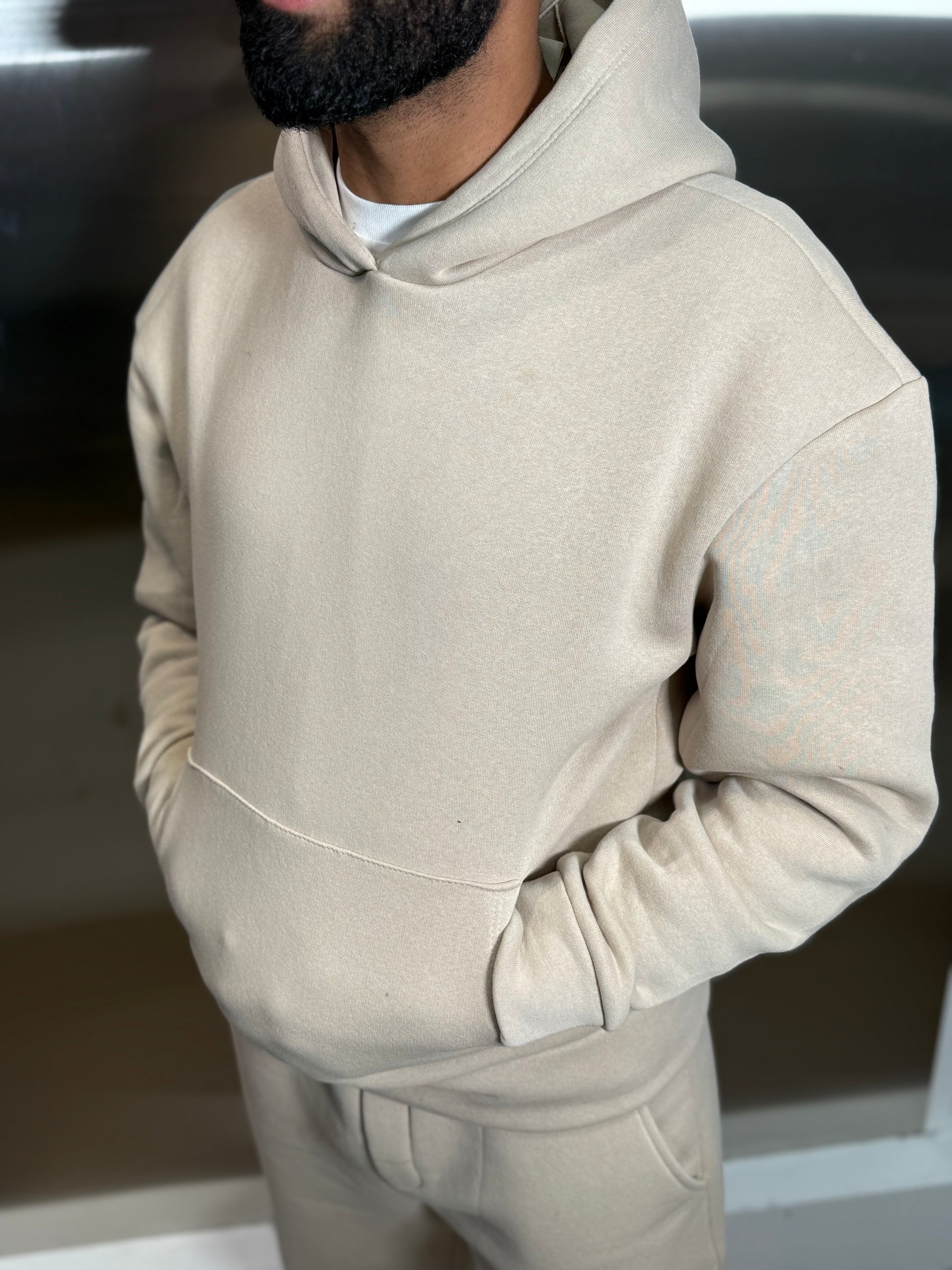 Ensemble capuche crème