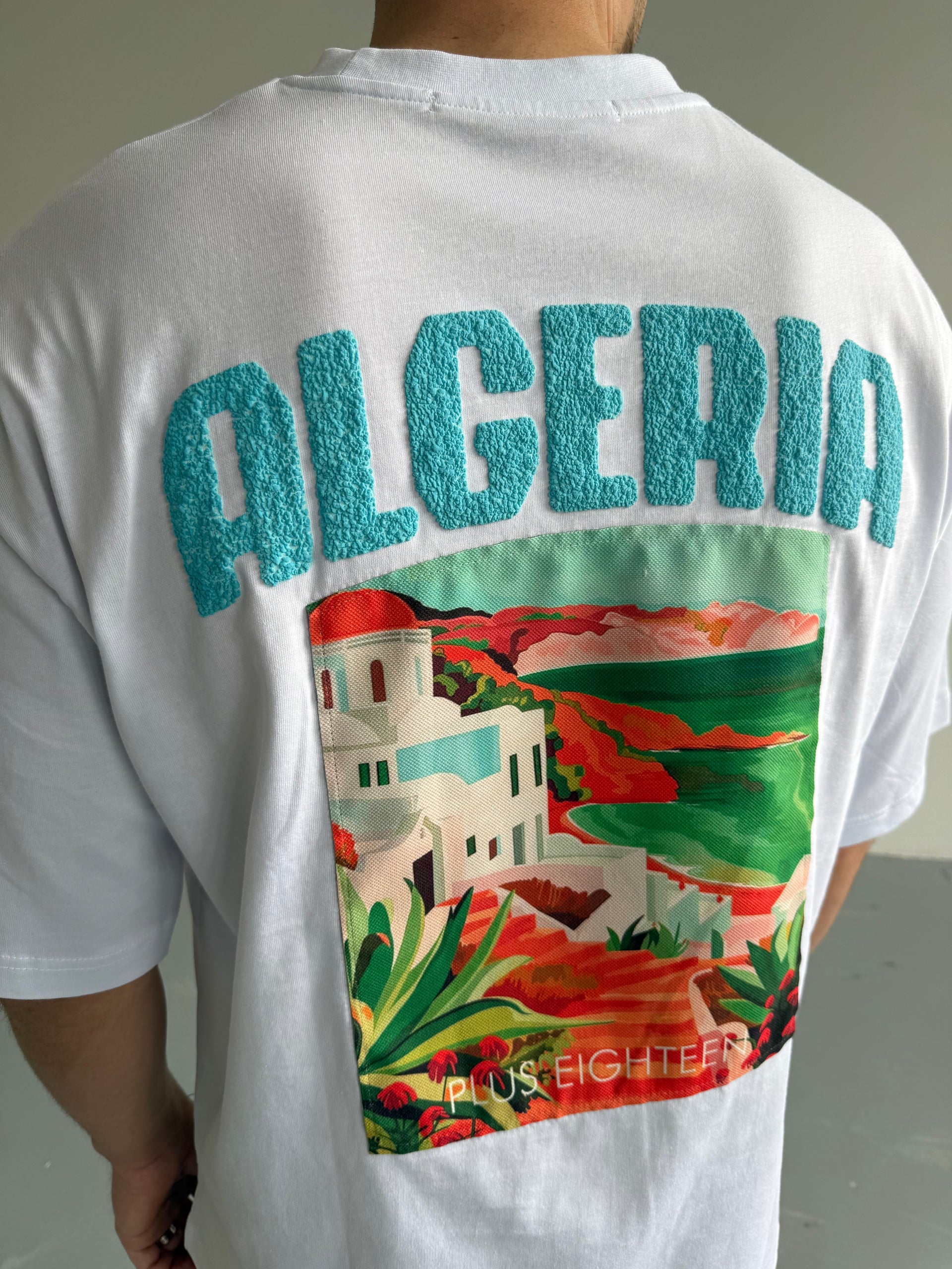 T-shirt ALGERIA blanc