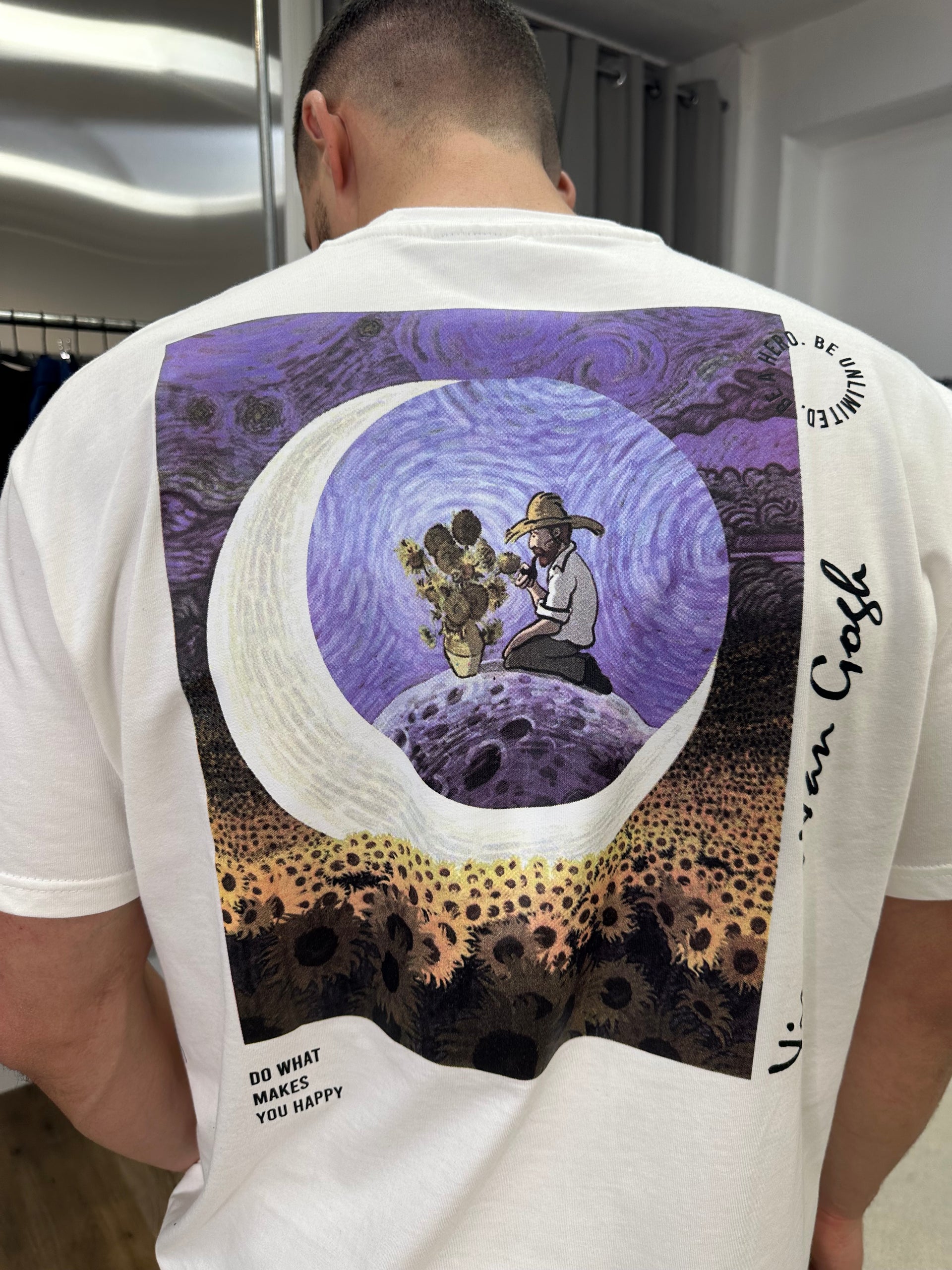 White MOON T-shirt