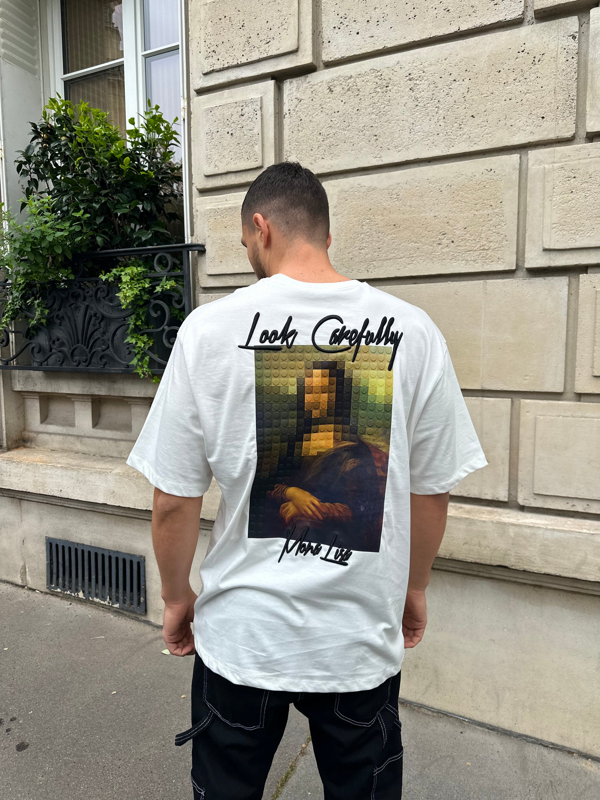 MONA LISA white t-shirt