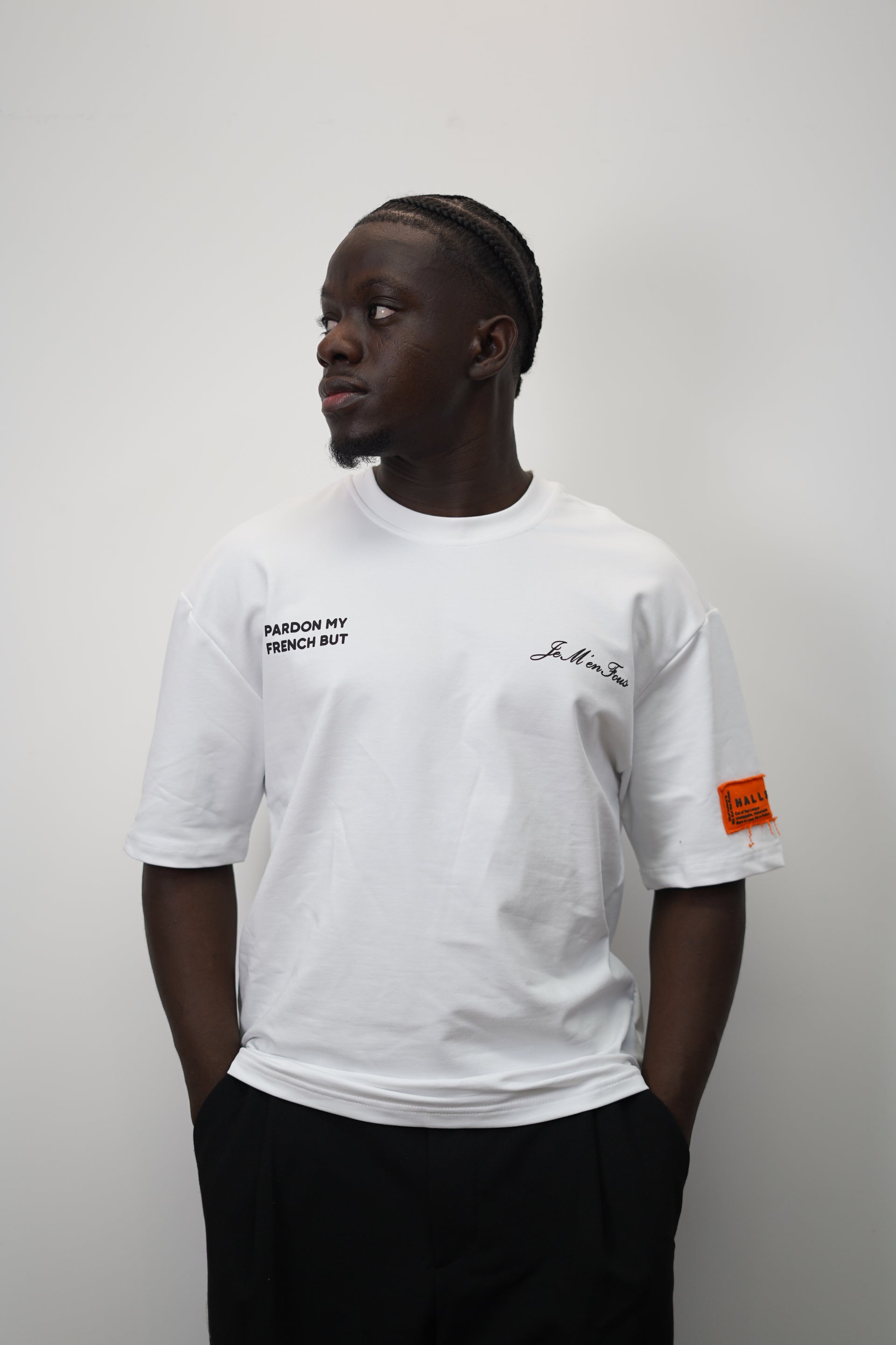 T-shirt PARDON blanc