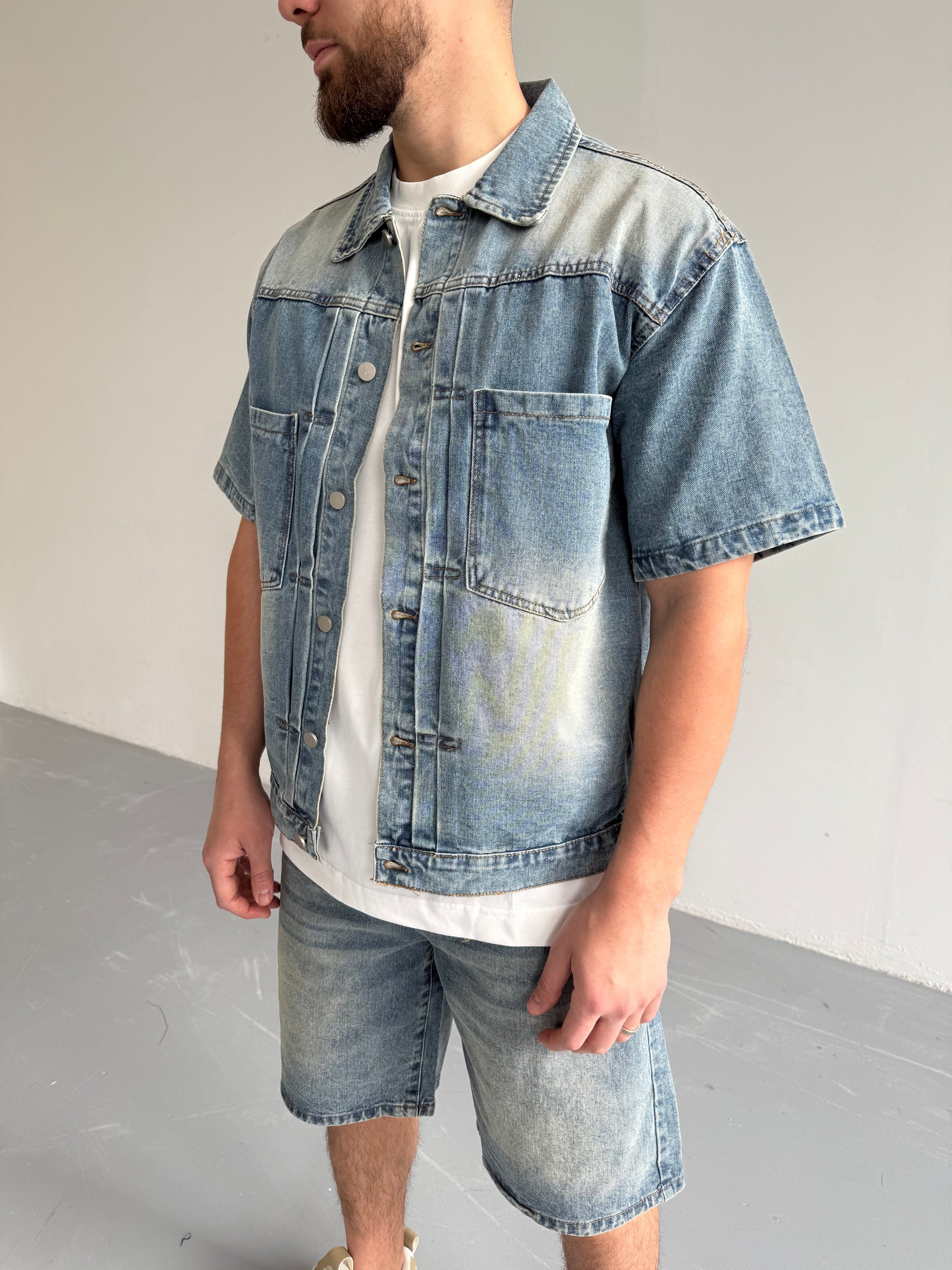 Ensemble short en jean