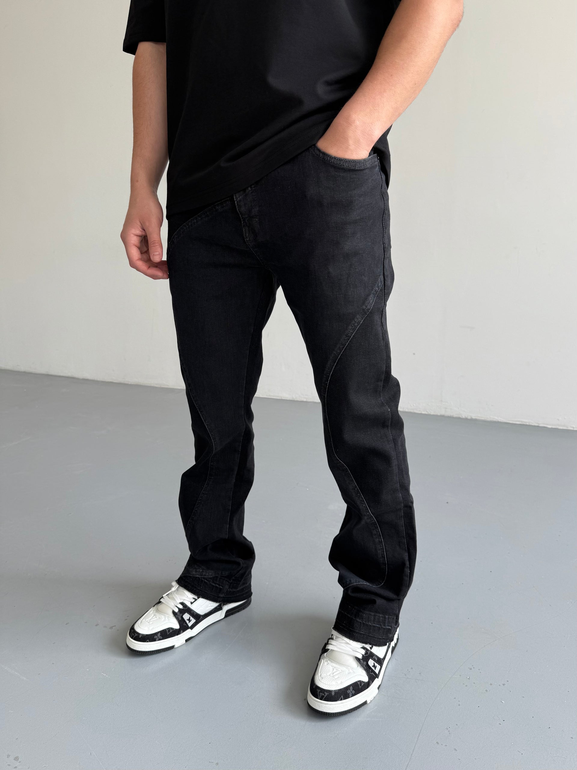 Jean flare noir LL209