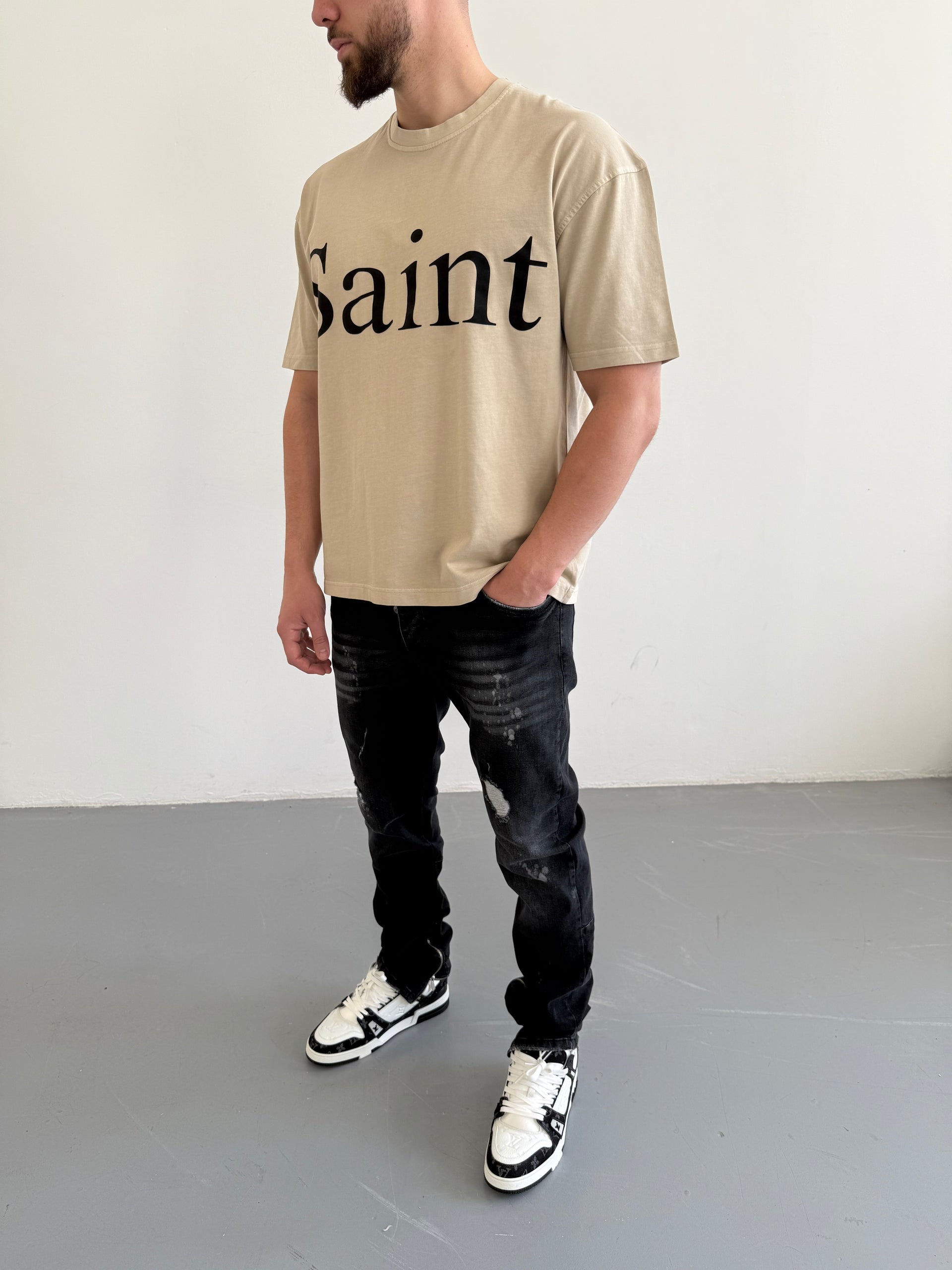 T-shirt SAINT beige