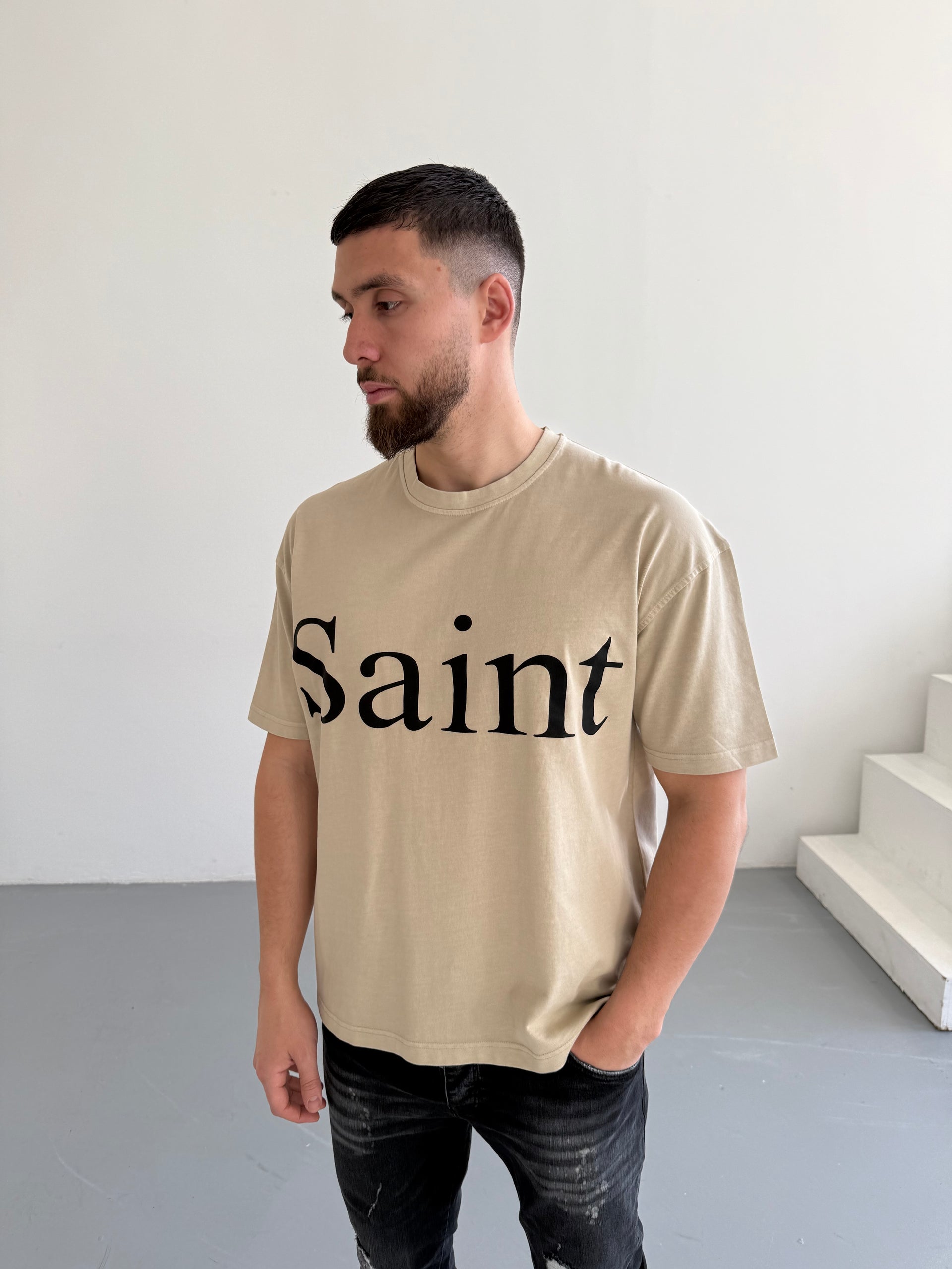 T-shirt SAINT beige