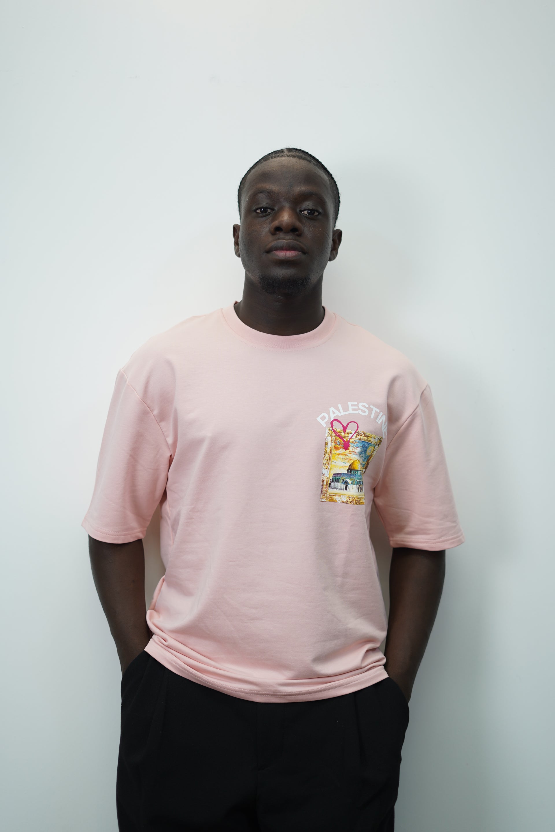 T-shirt PALESTINE Rose