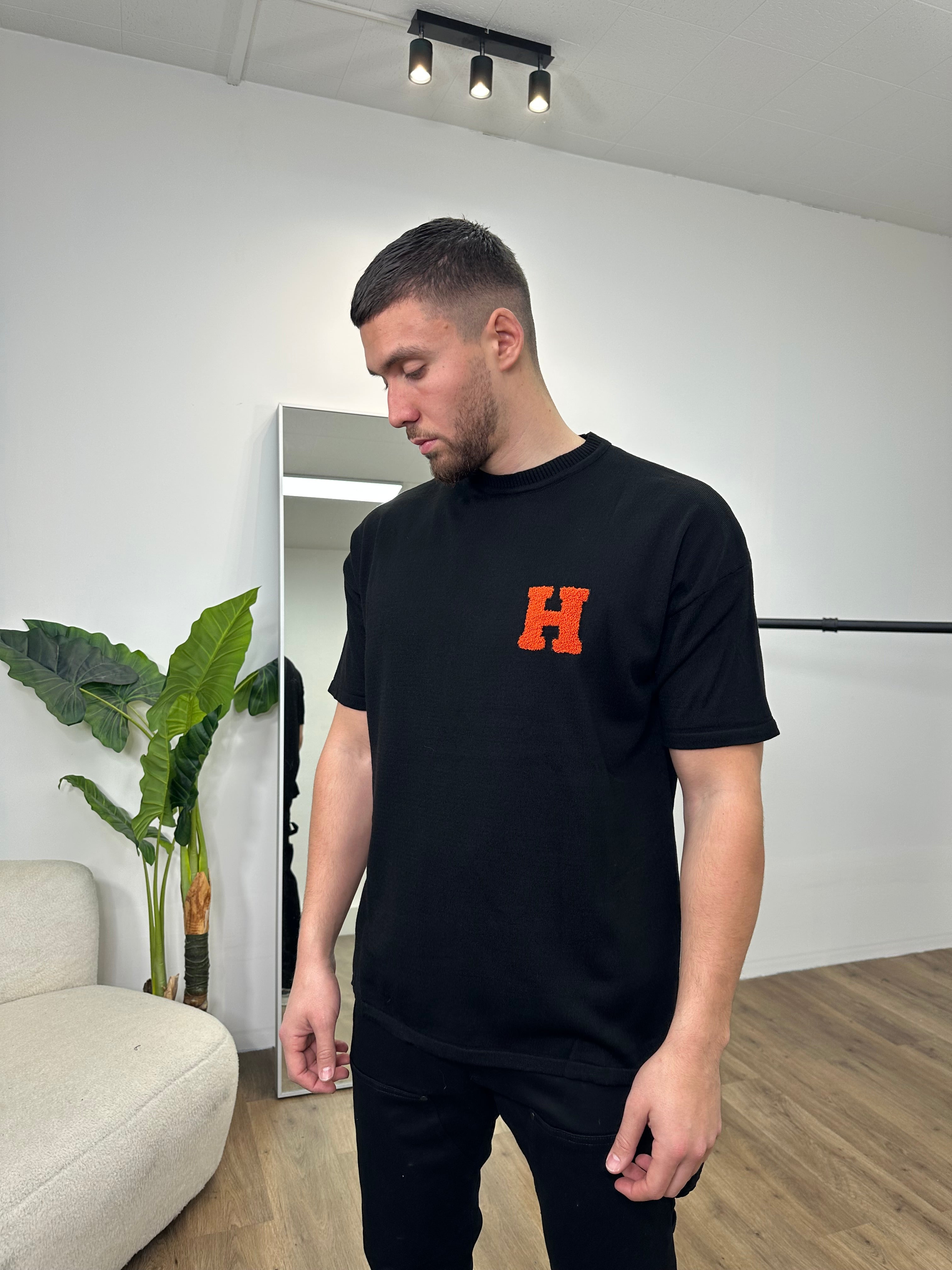 T-shirt H noir