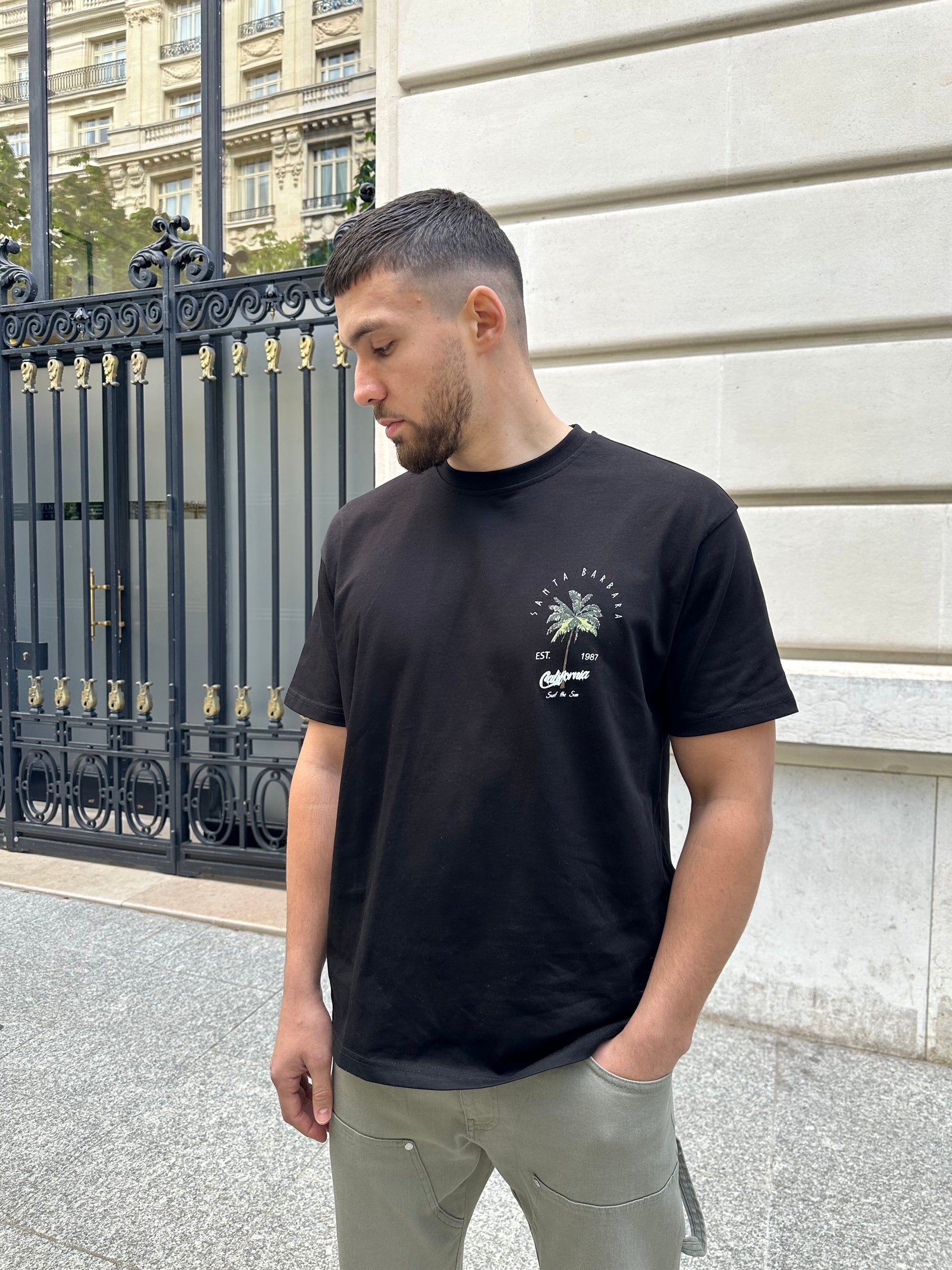 CALIFORNIA black t-shirt