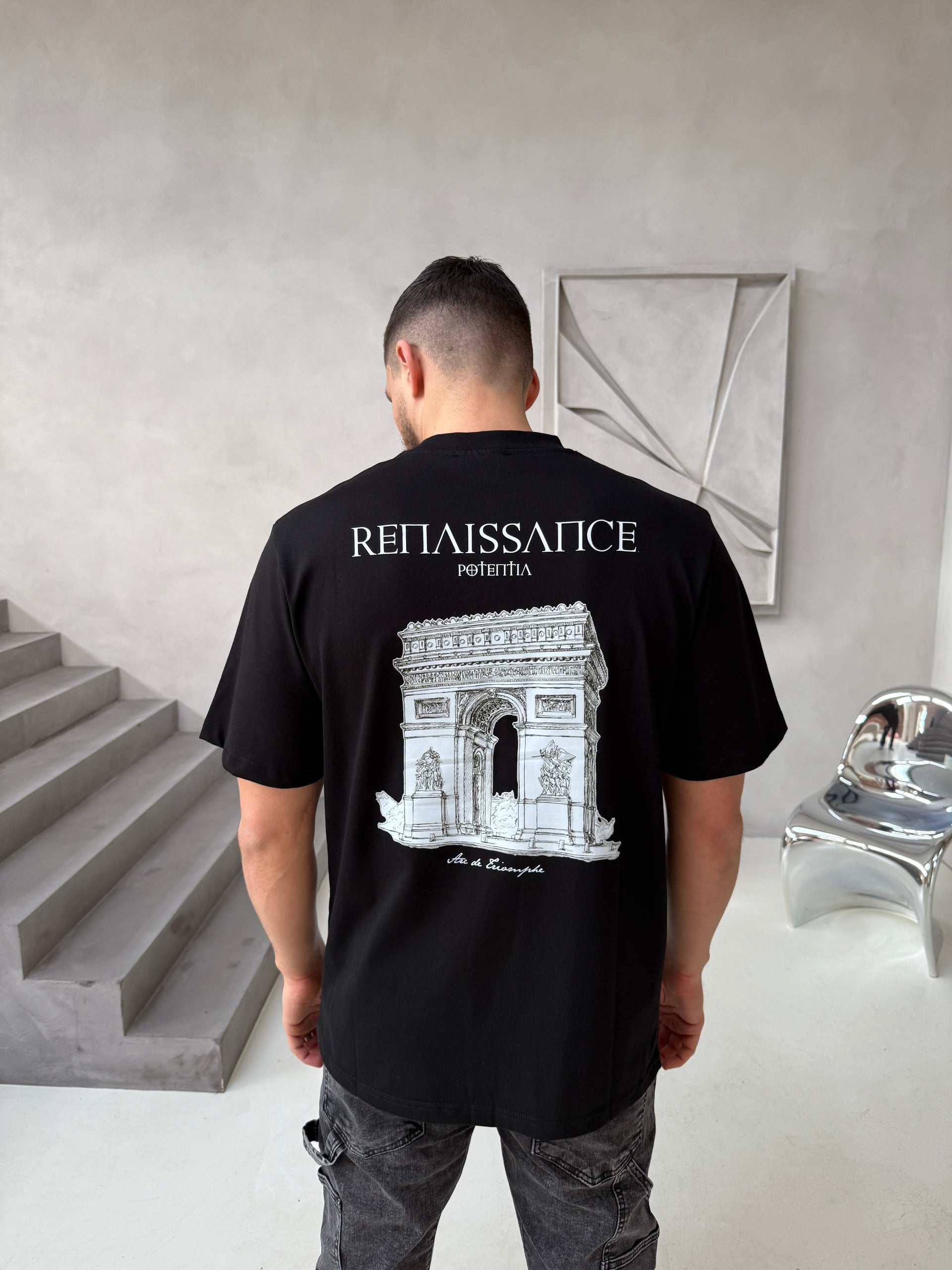 T-shirt RENAISSANCE noir