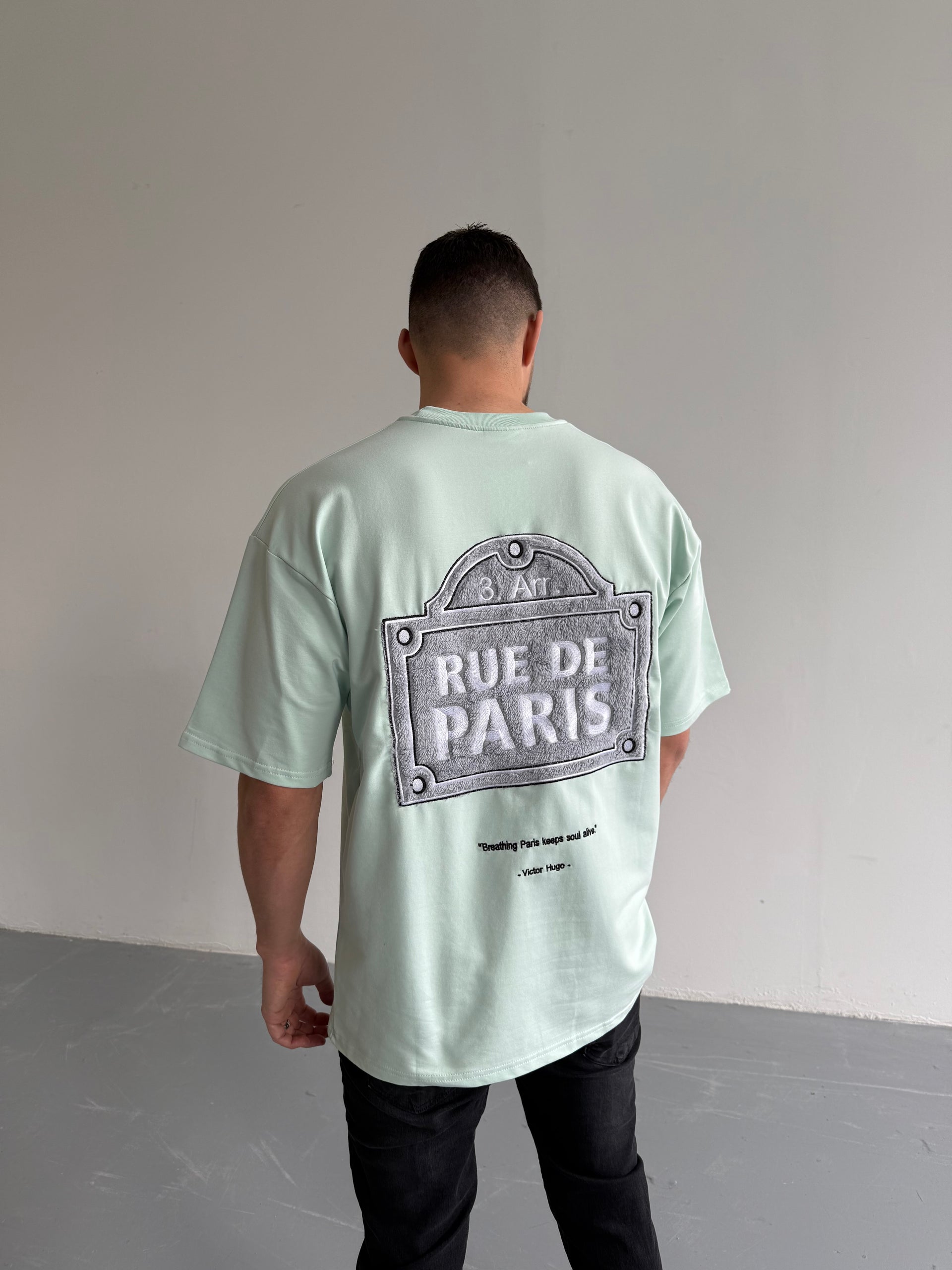 T-shirt RUE DE PARIS mint