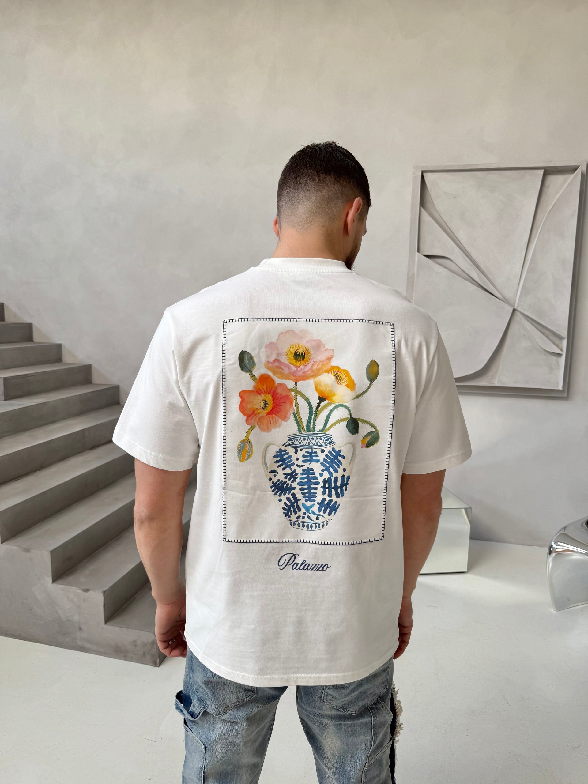 T-shirt VASE blanc