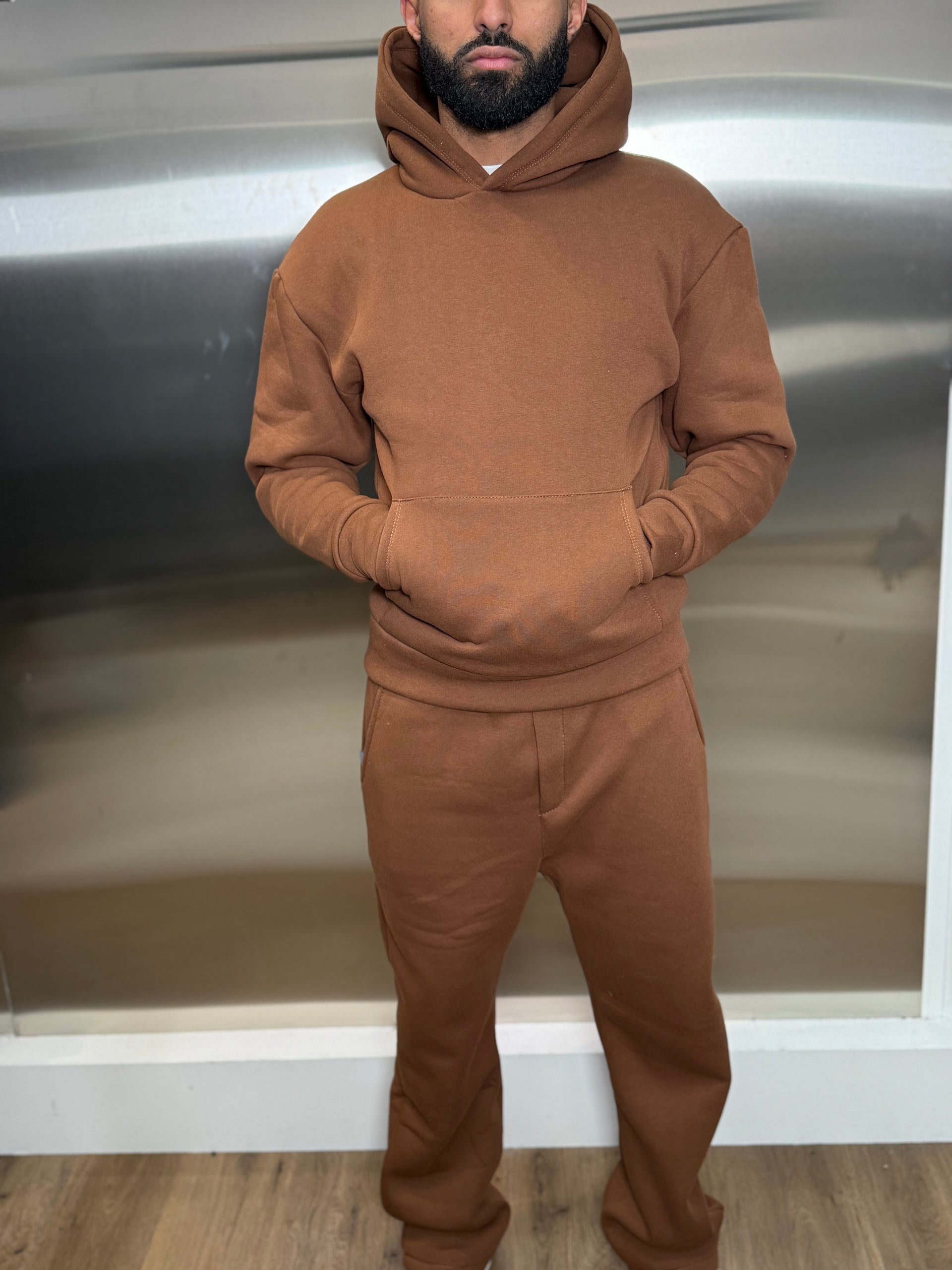 Ensemble capuche marron