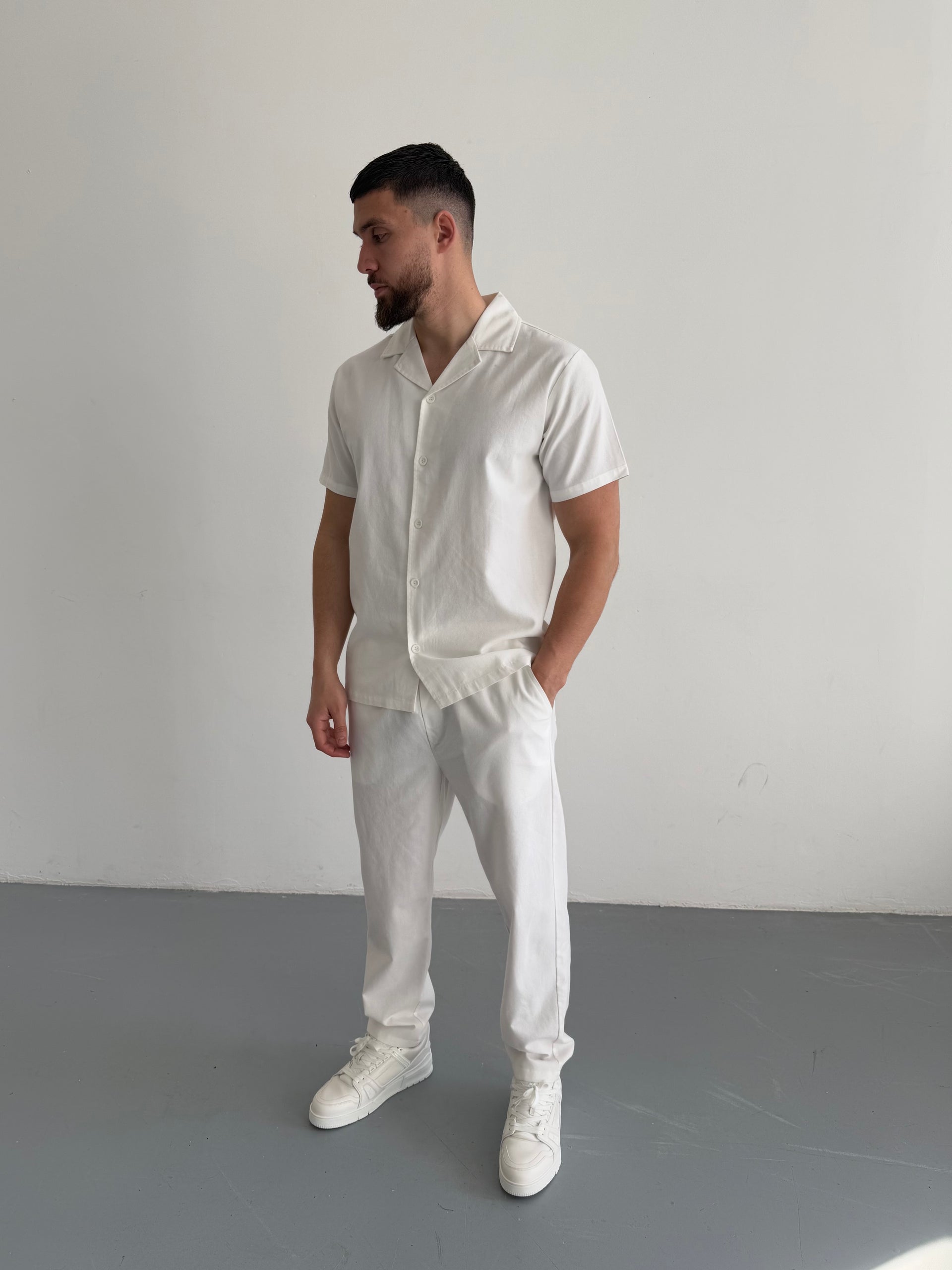 Ensemble en coton blanc