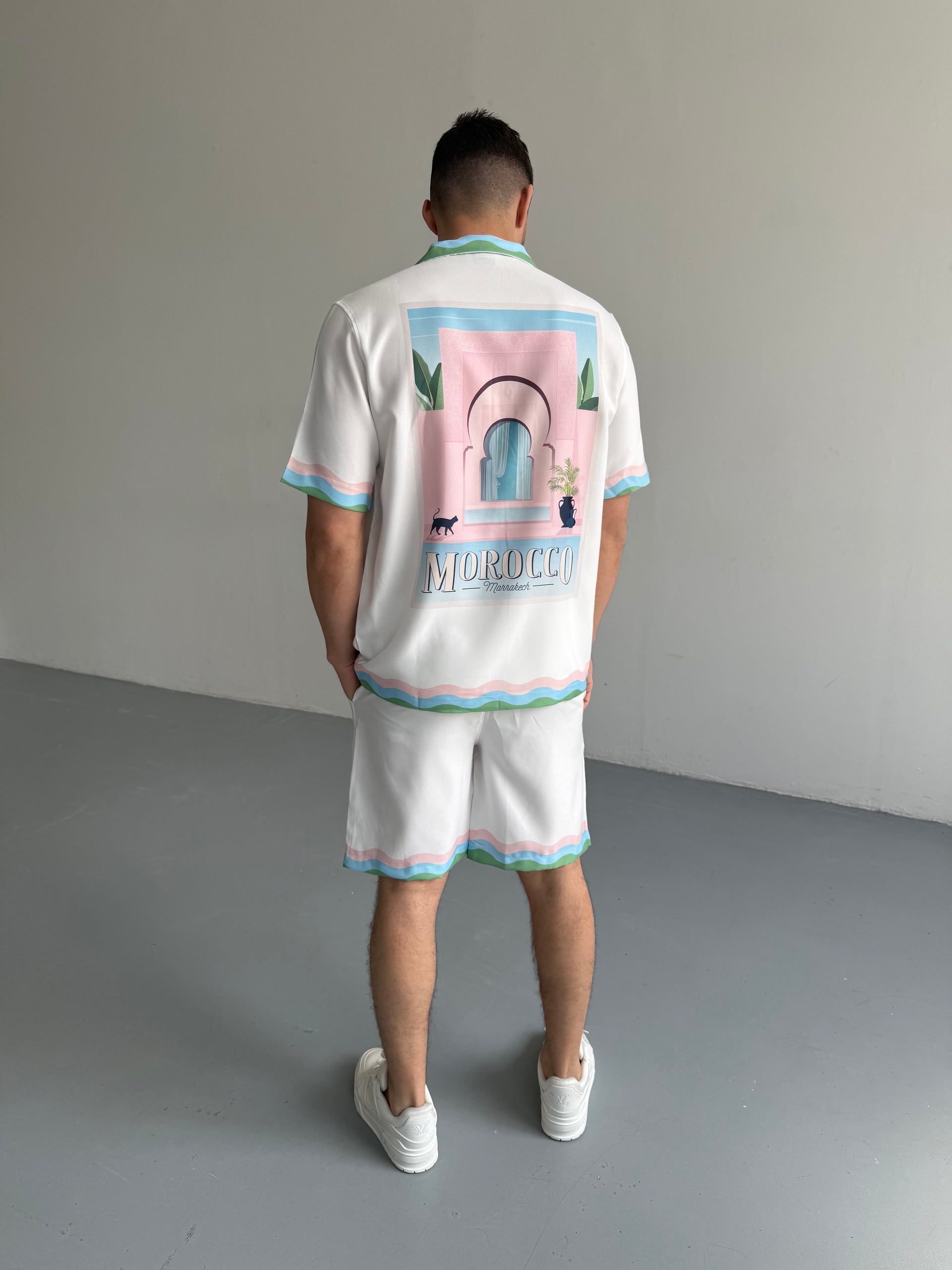 Ensemble short à motif