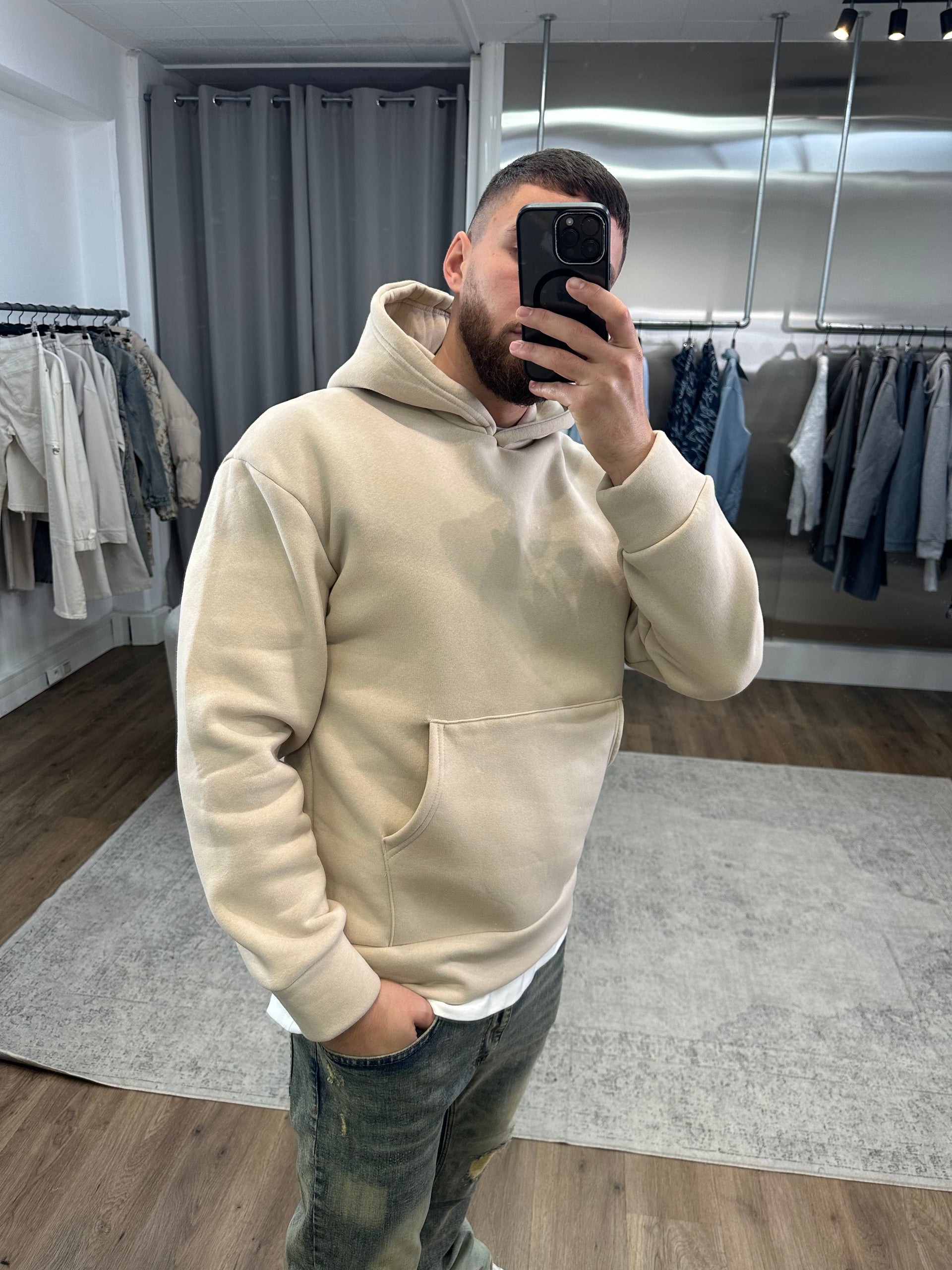 Sweat basic beige