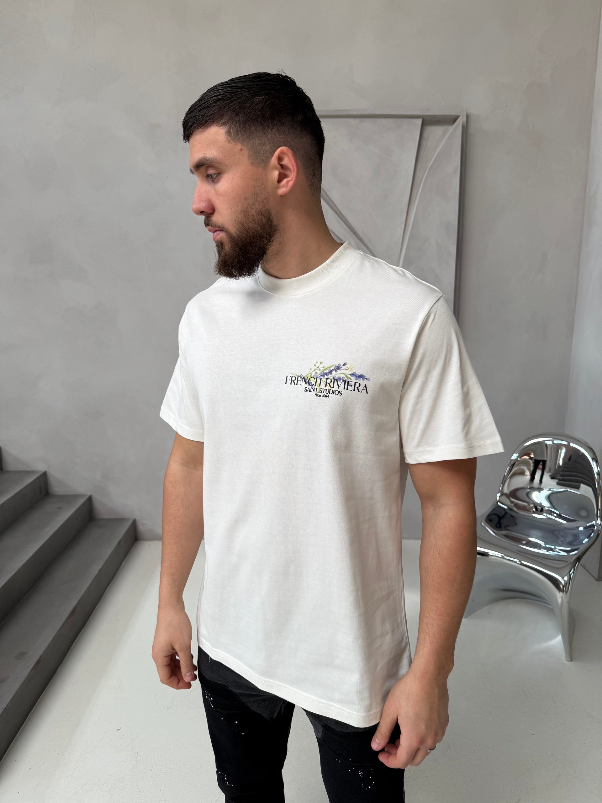 T-shirt RIVIEIRA blanc