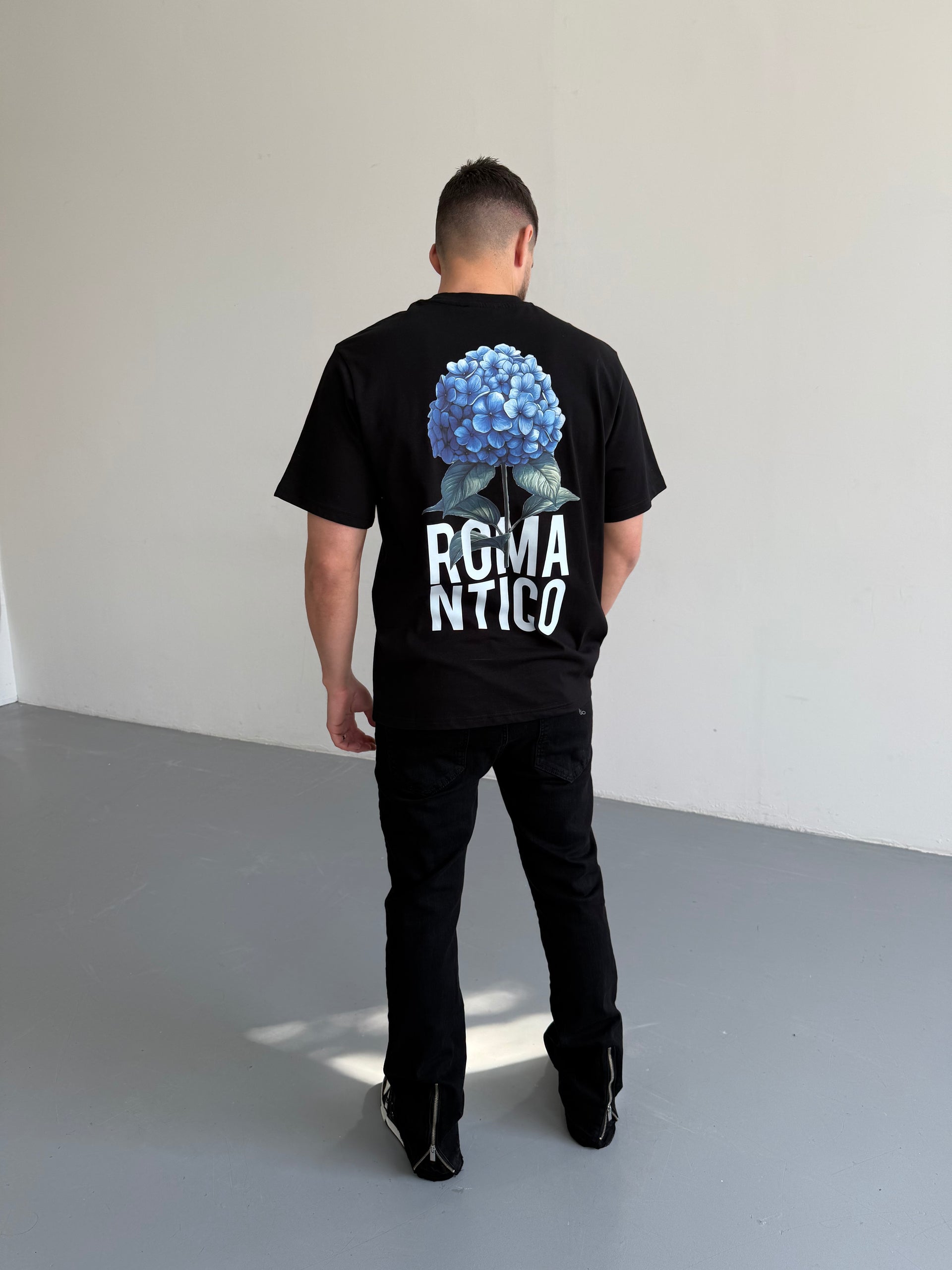 T-shirt ROMANTICO noir