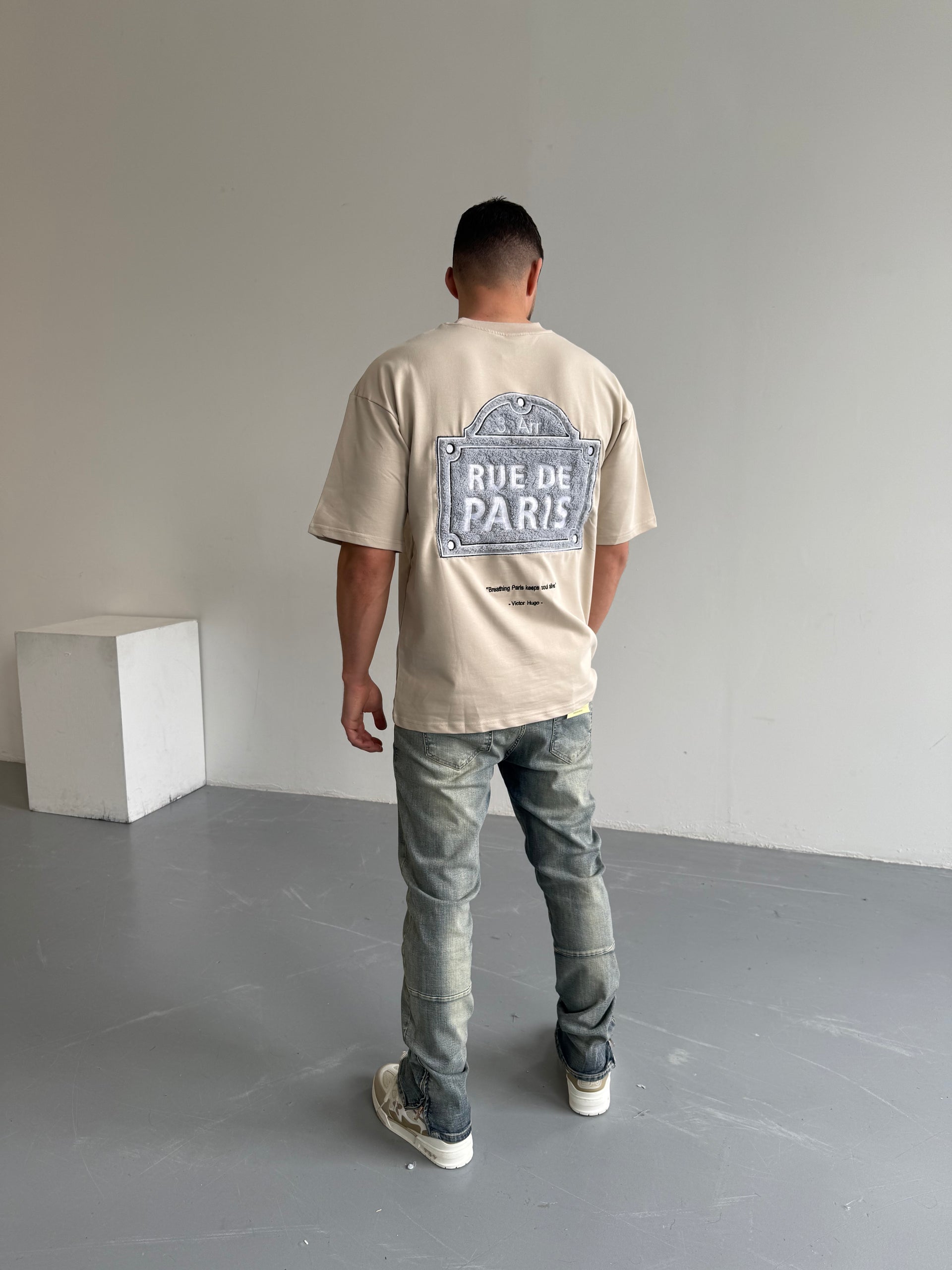 T-shirt RUE DE PARIS noir