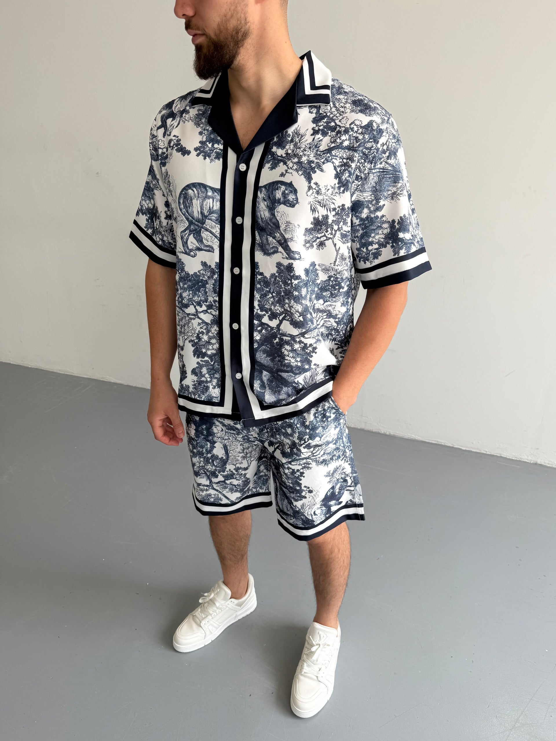 Ensemble short à motif