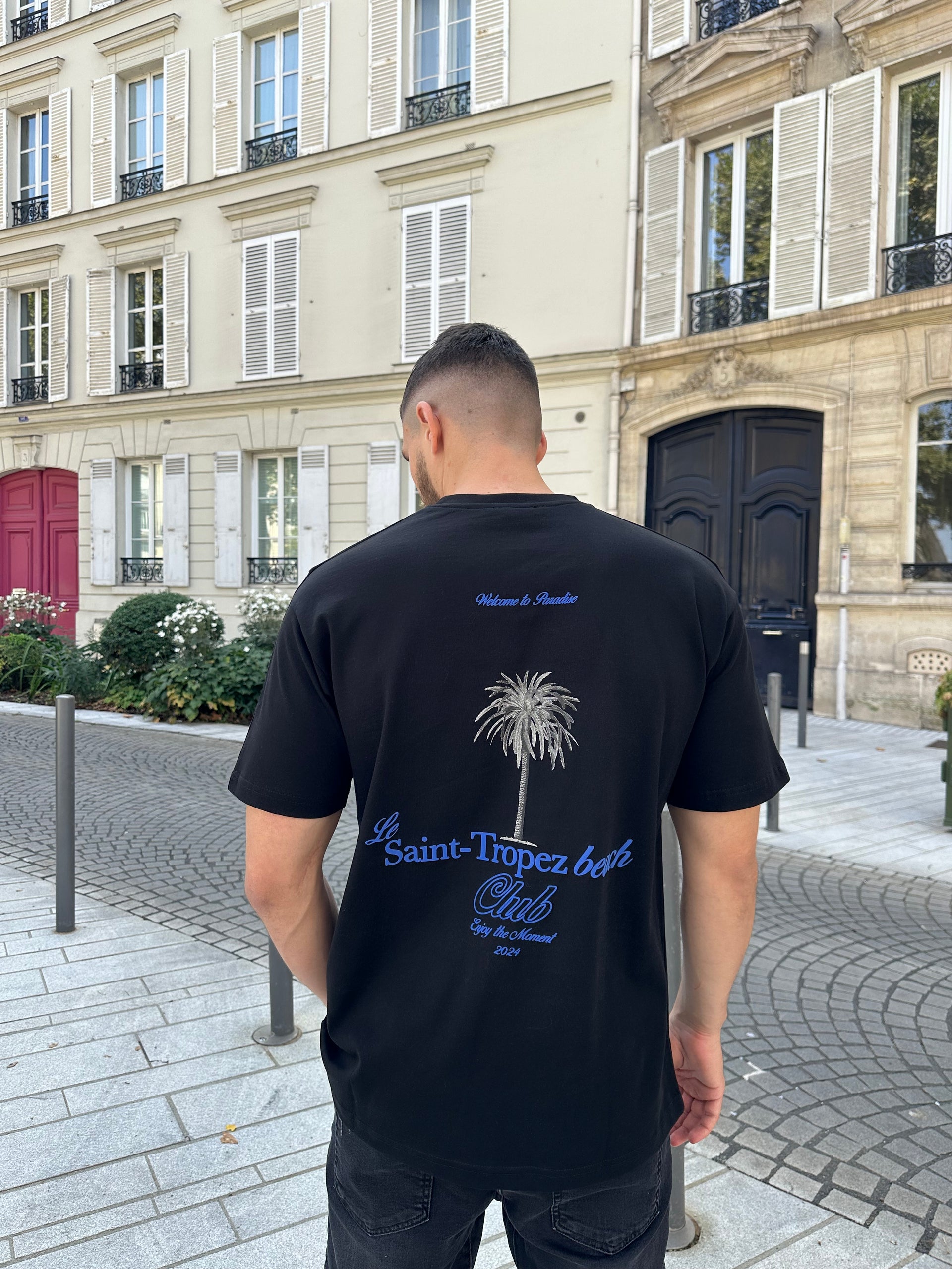 T-shirt SAINT-TROPEZ noir