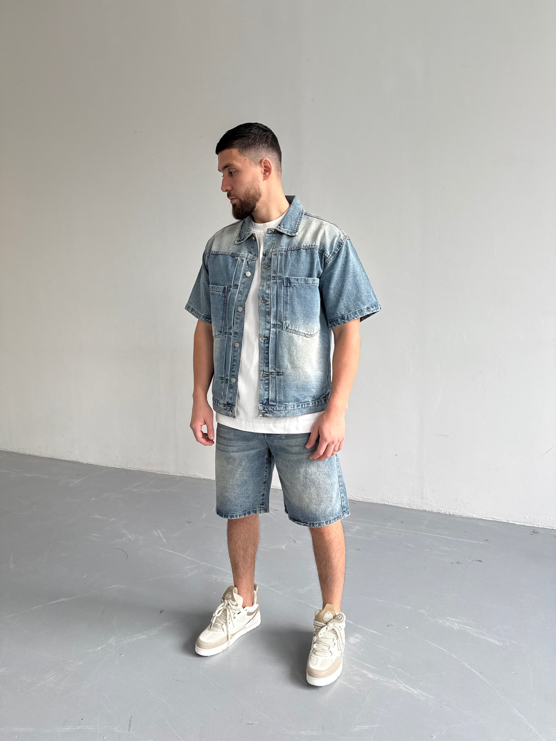 Ensemble short en jean