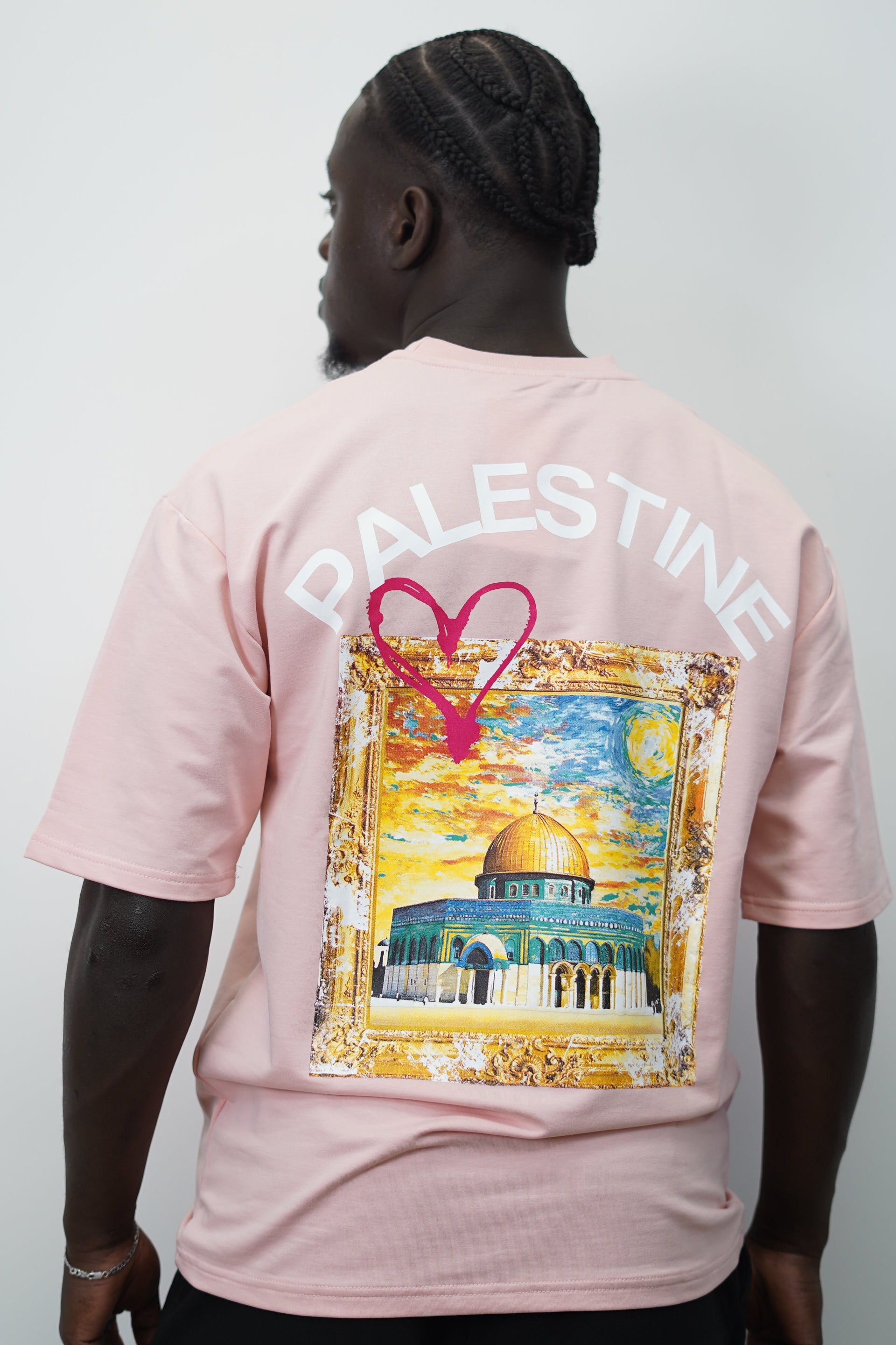 T-shirt PALESTINE Rose