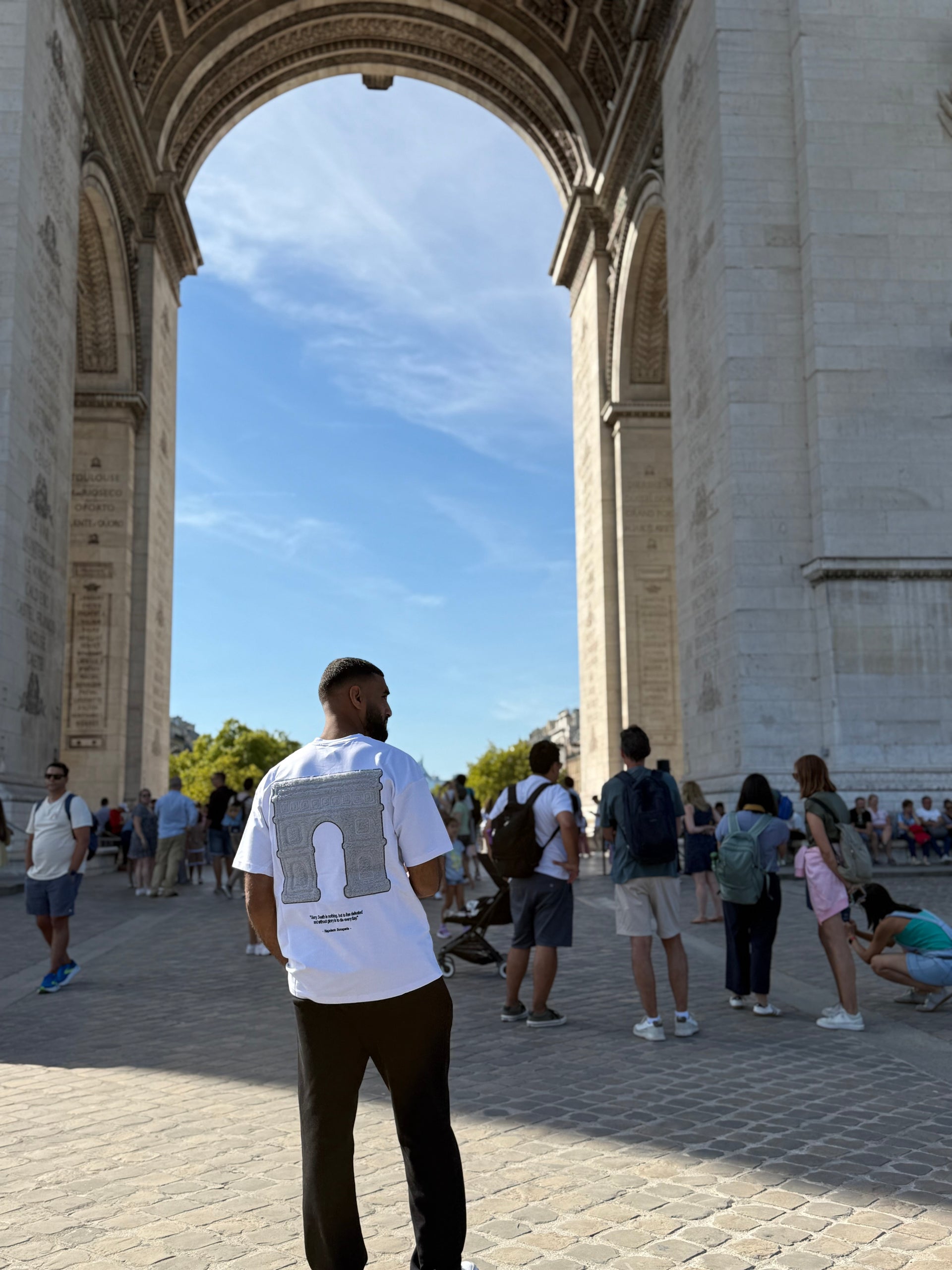 T-shirt ARC DE TRIOMPHE BLANC