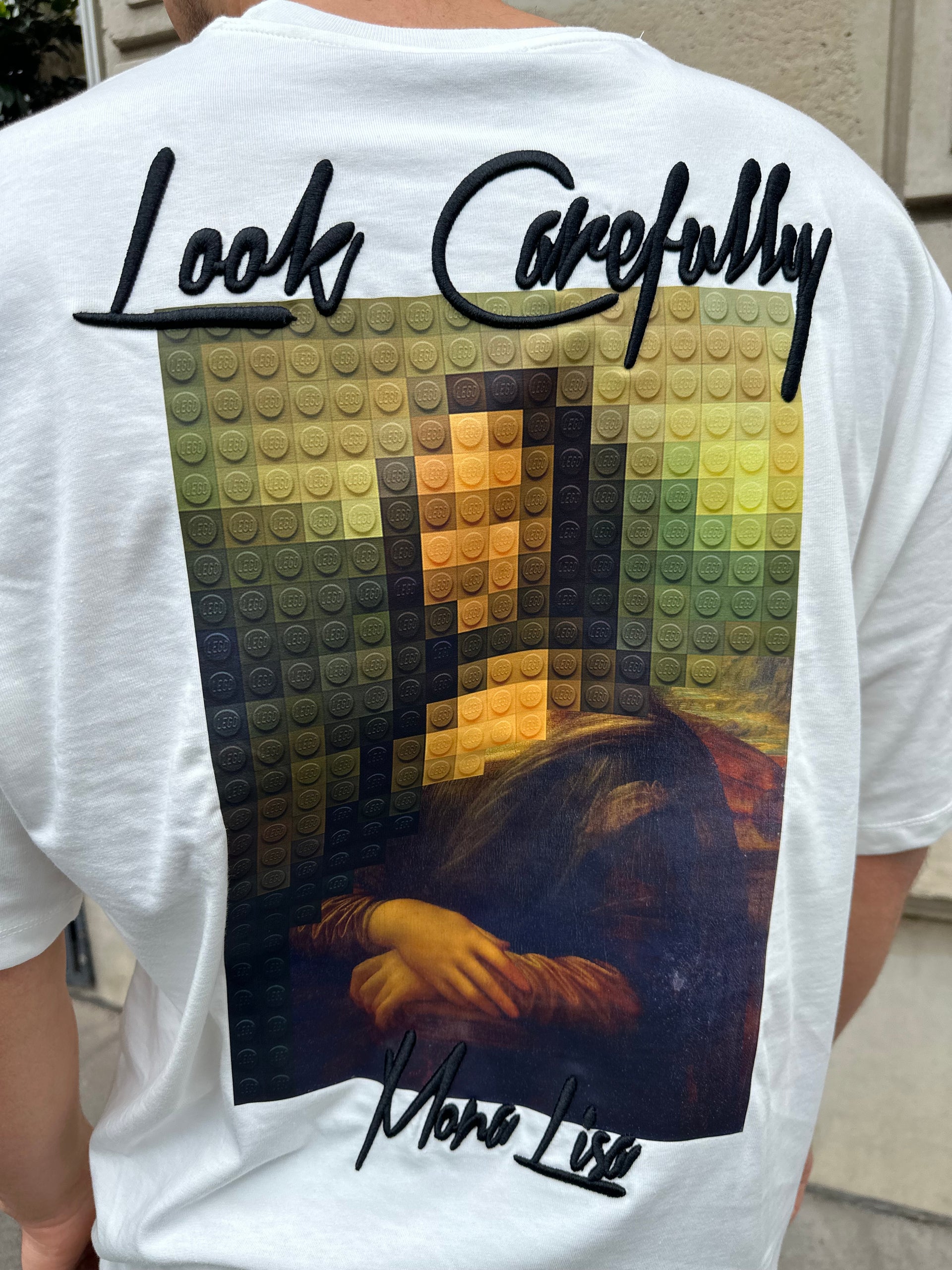 MONA LISA white t-shirt