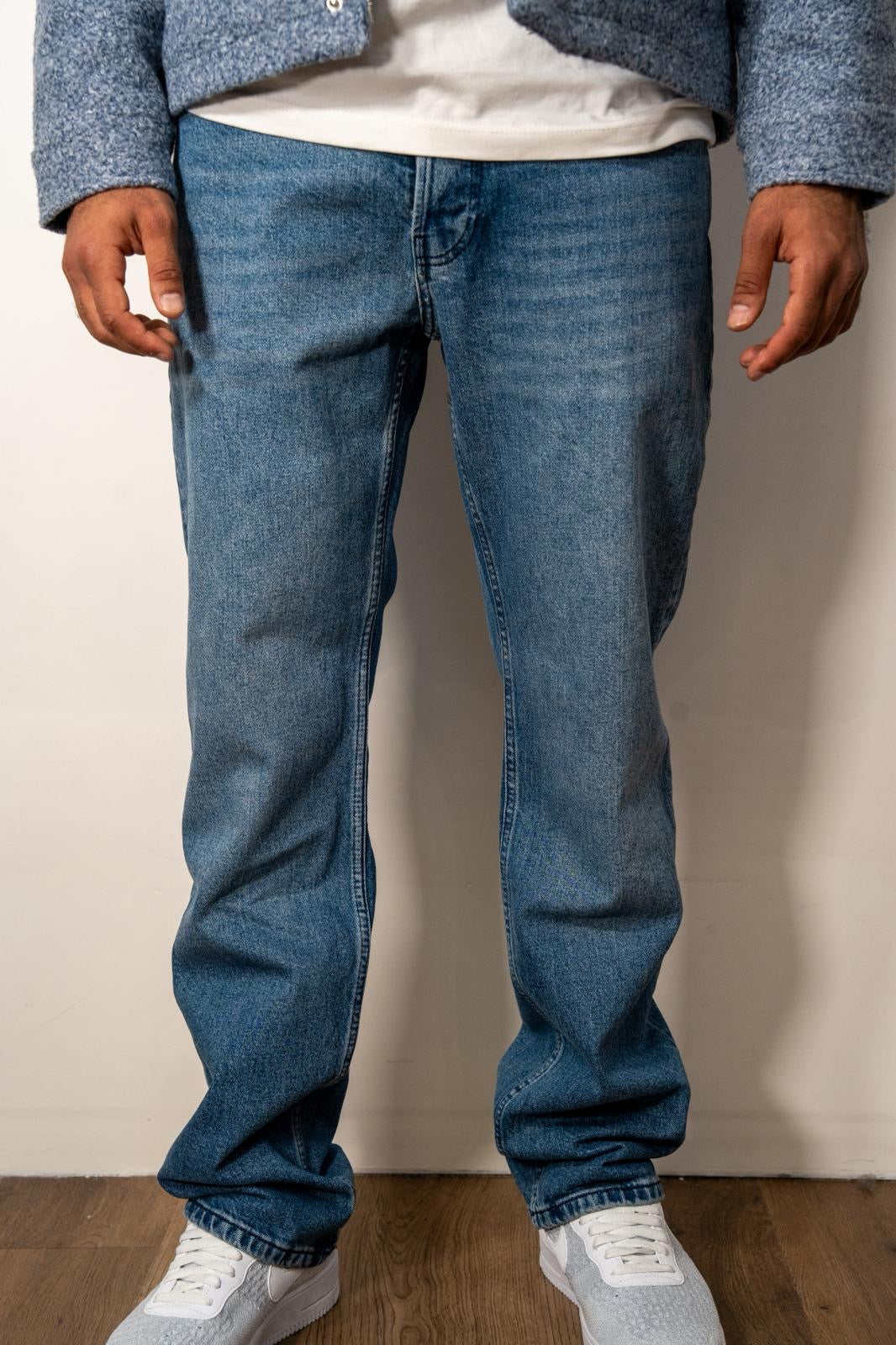 Jean regular bleu foncé