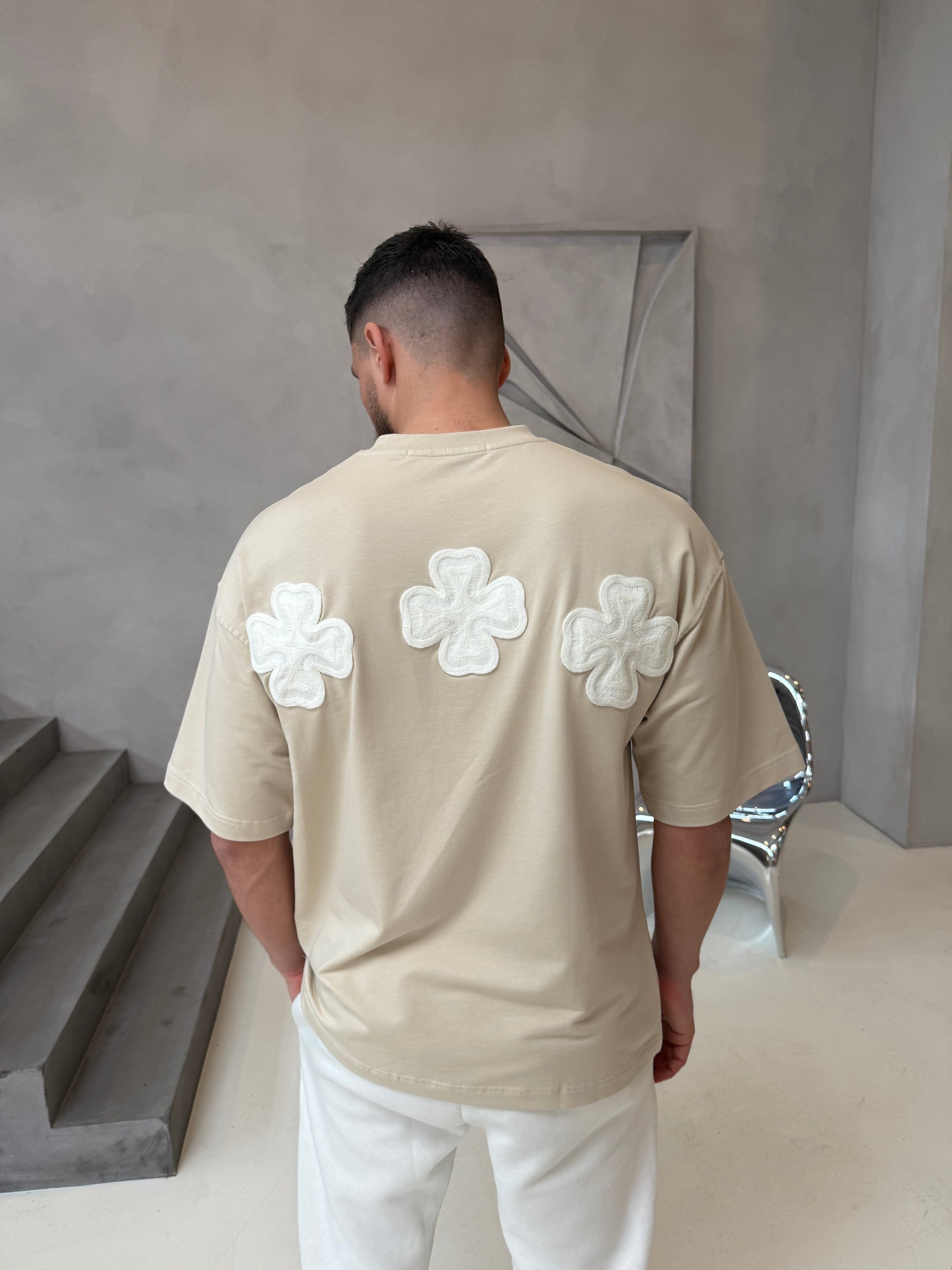 T-shirt OFF beige