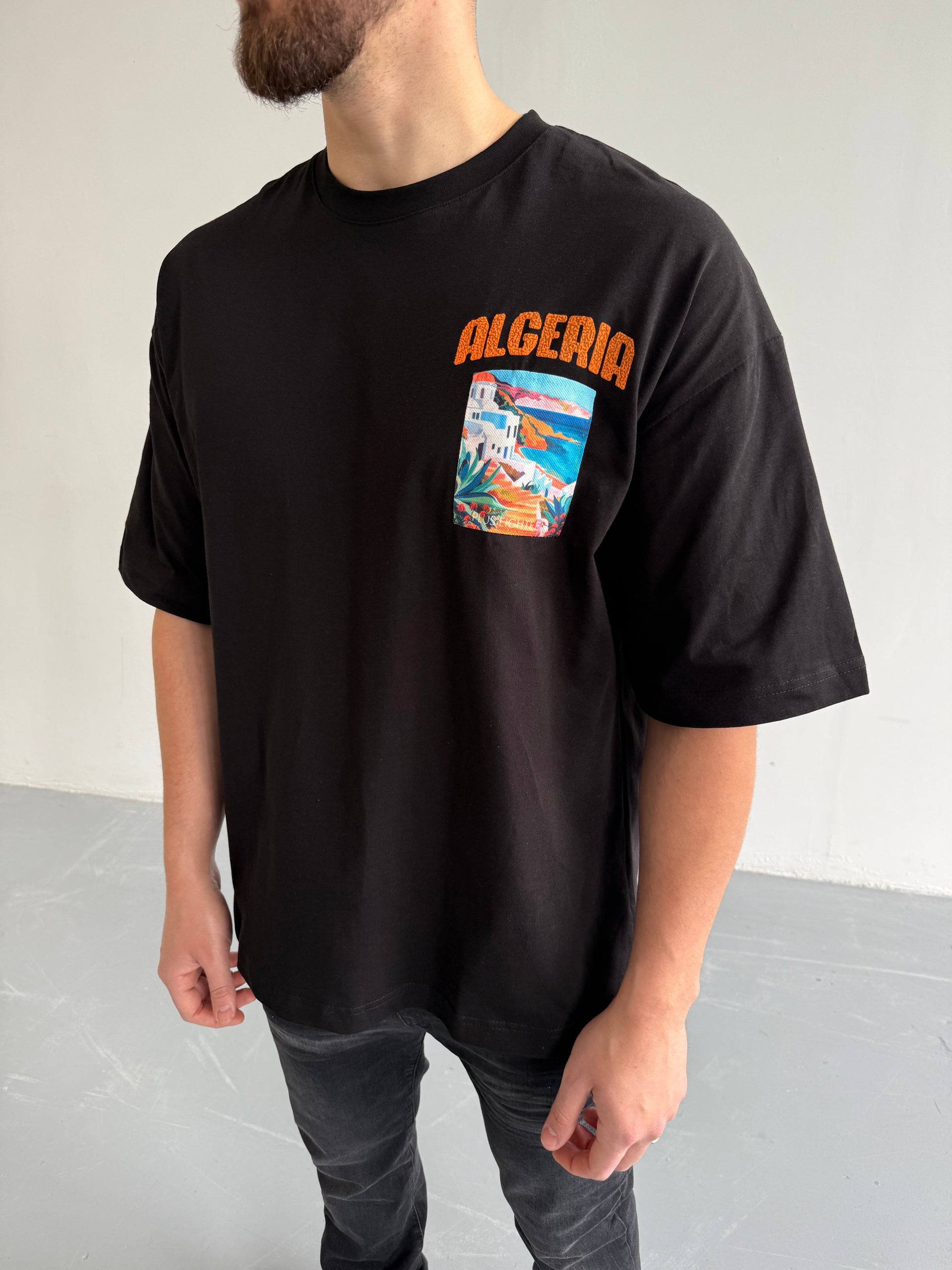 T-shirt ALGERIA noir