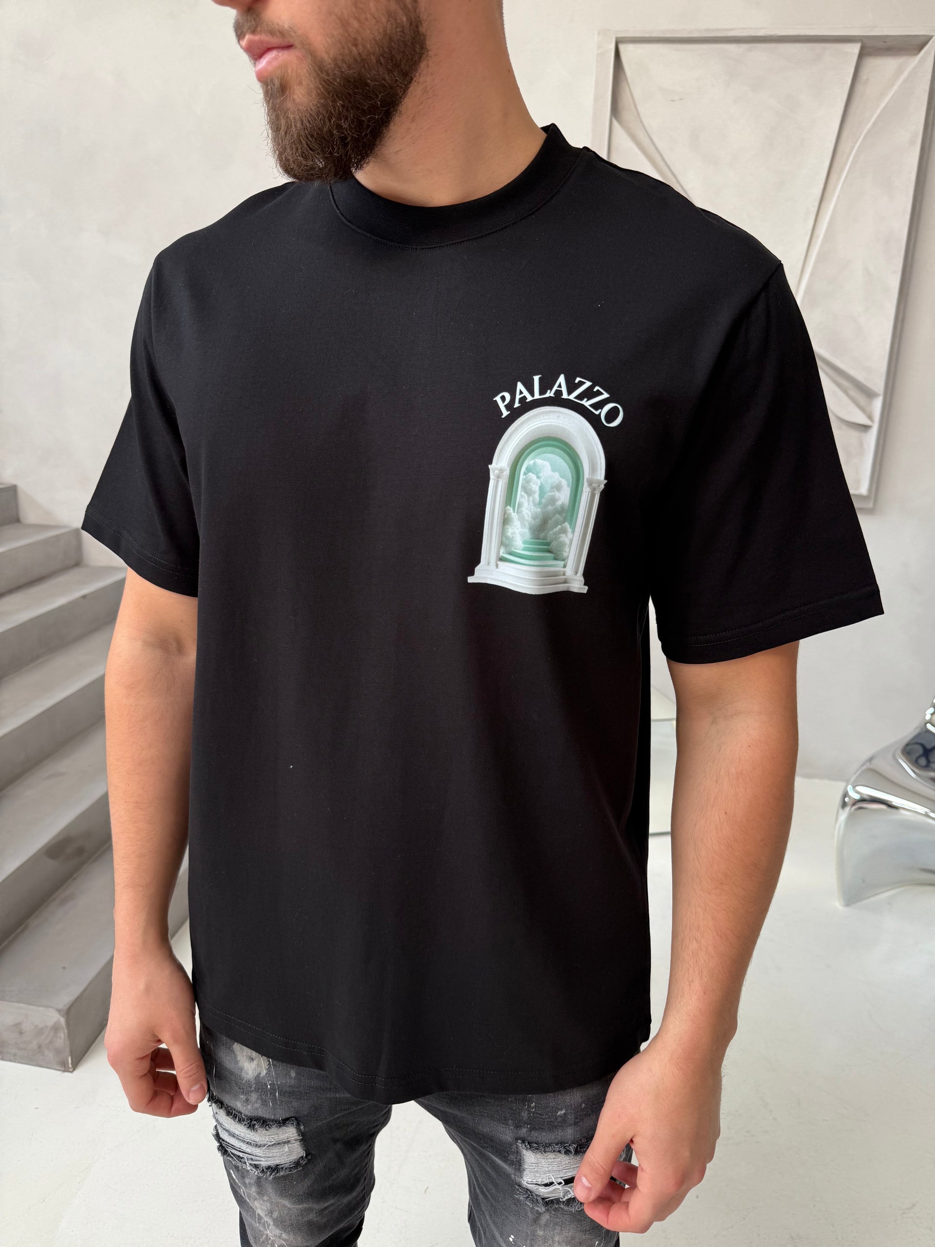 T-shirt PALAZZO noir