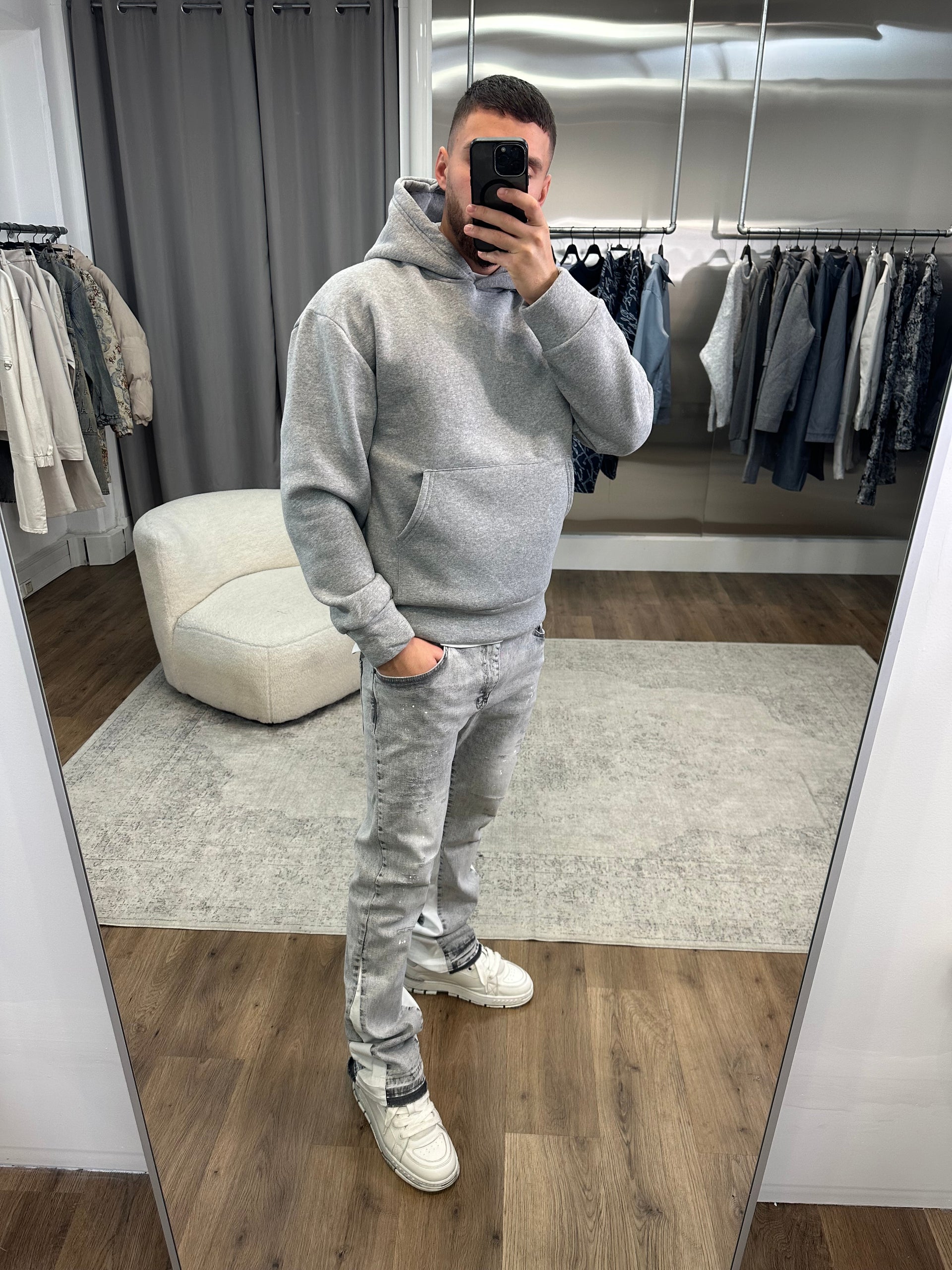 Sweat basic gris