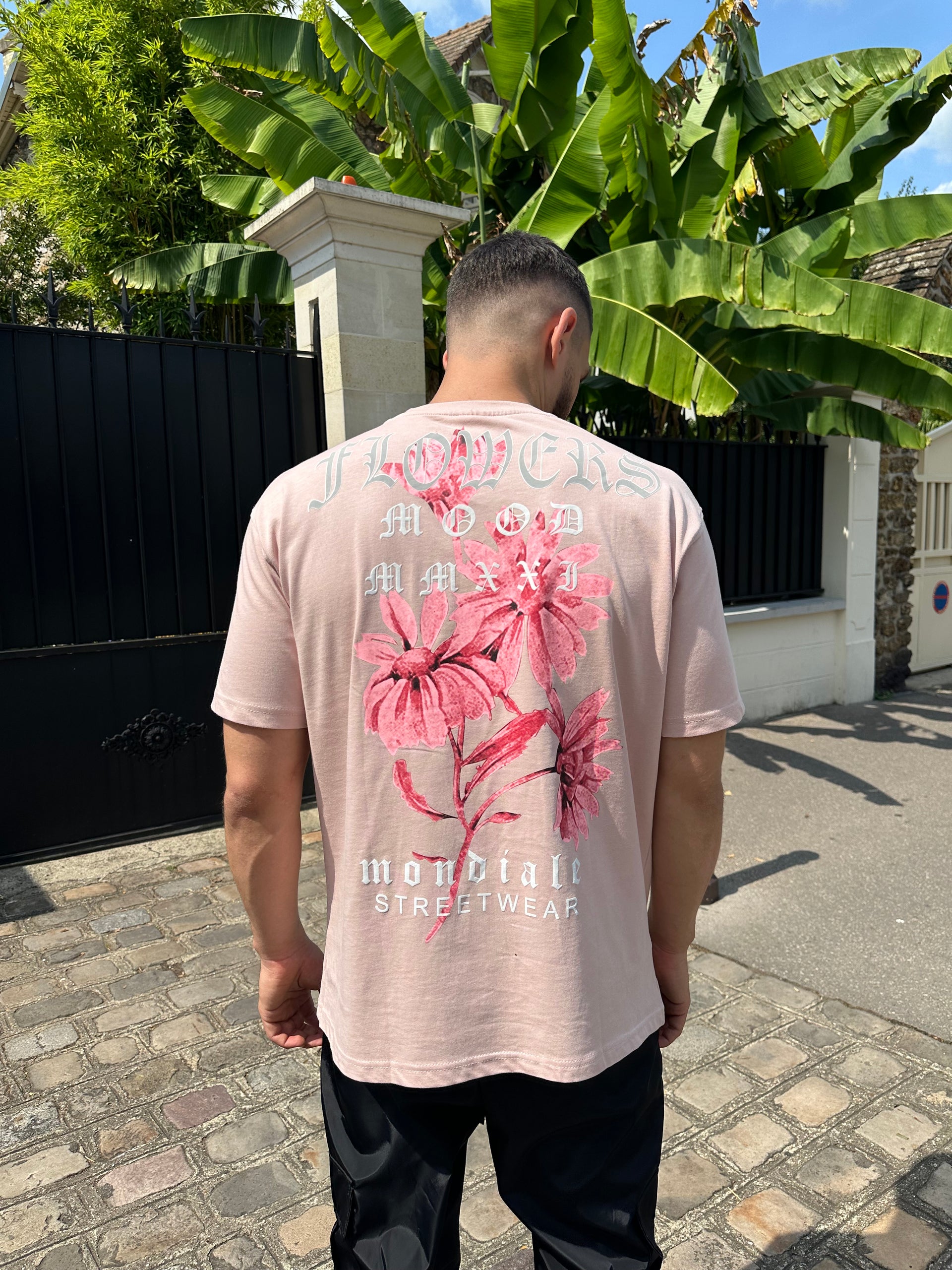 T-shirt FLOWERS rose