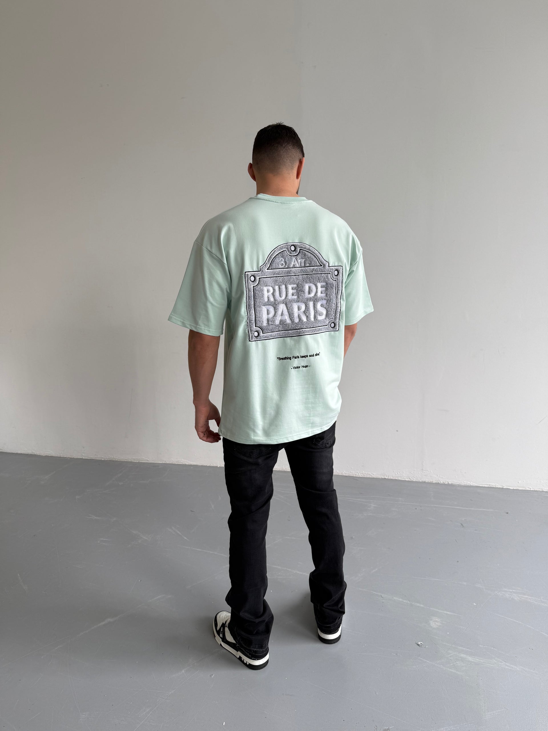 T-shirt RUE DE PARIS mint