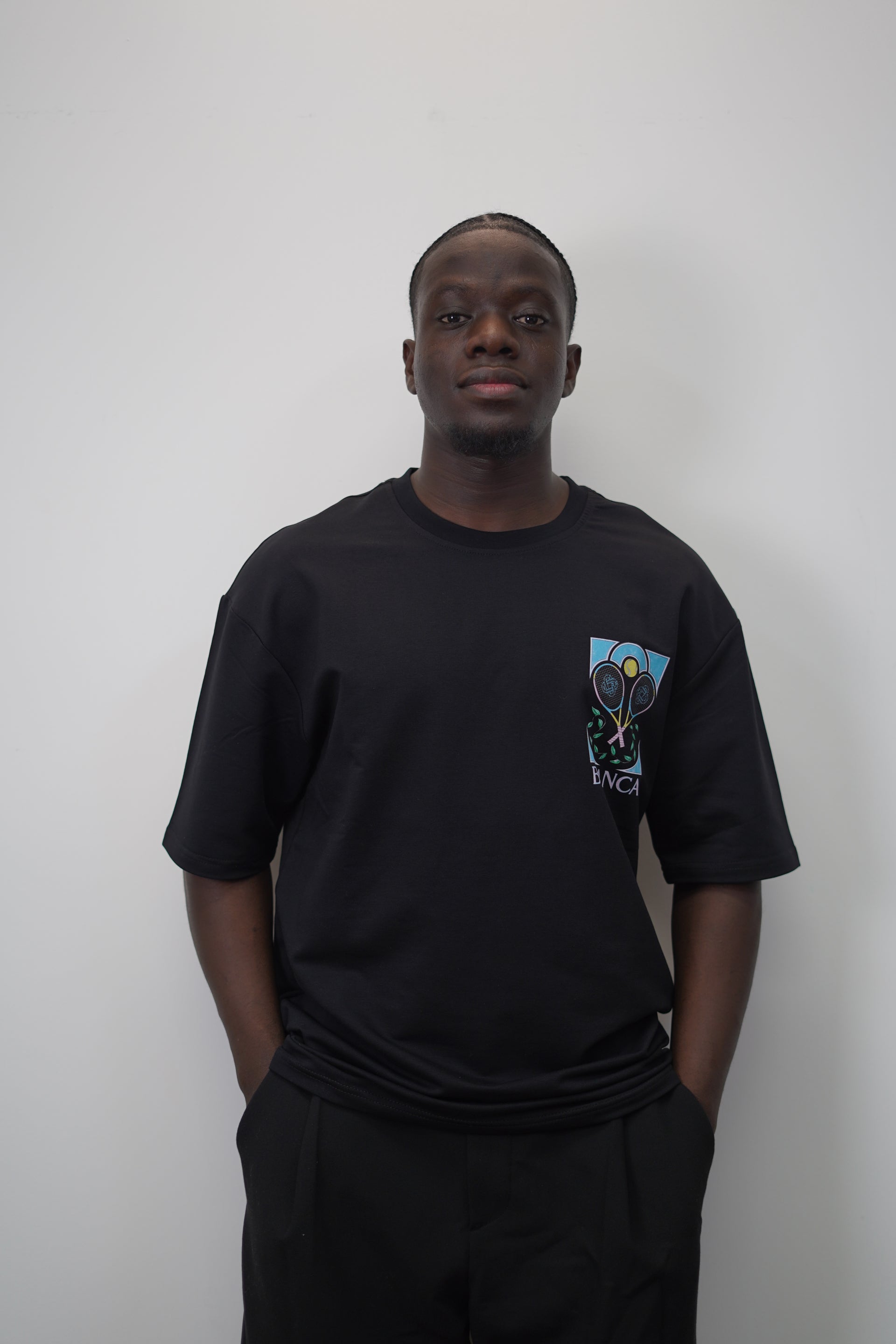 T-shirt Blanca PADEL Noir