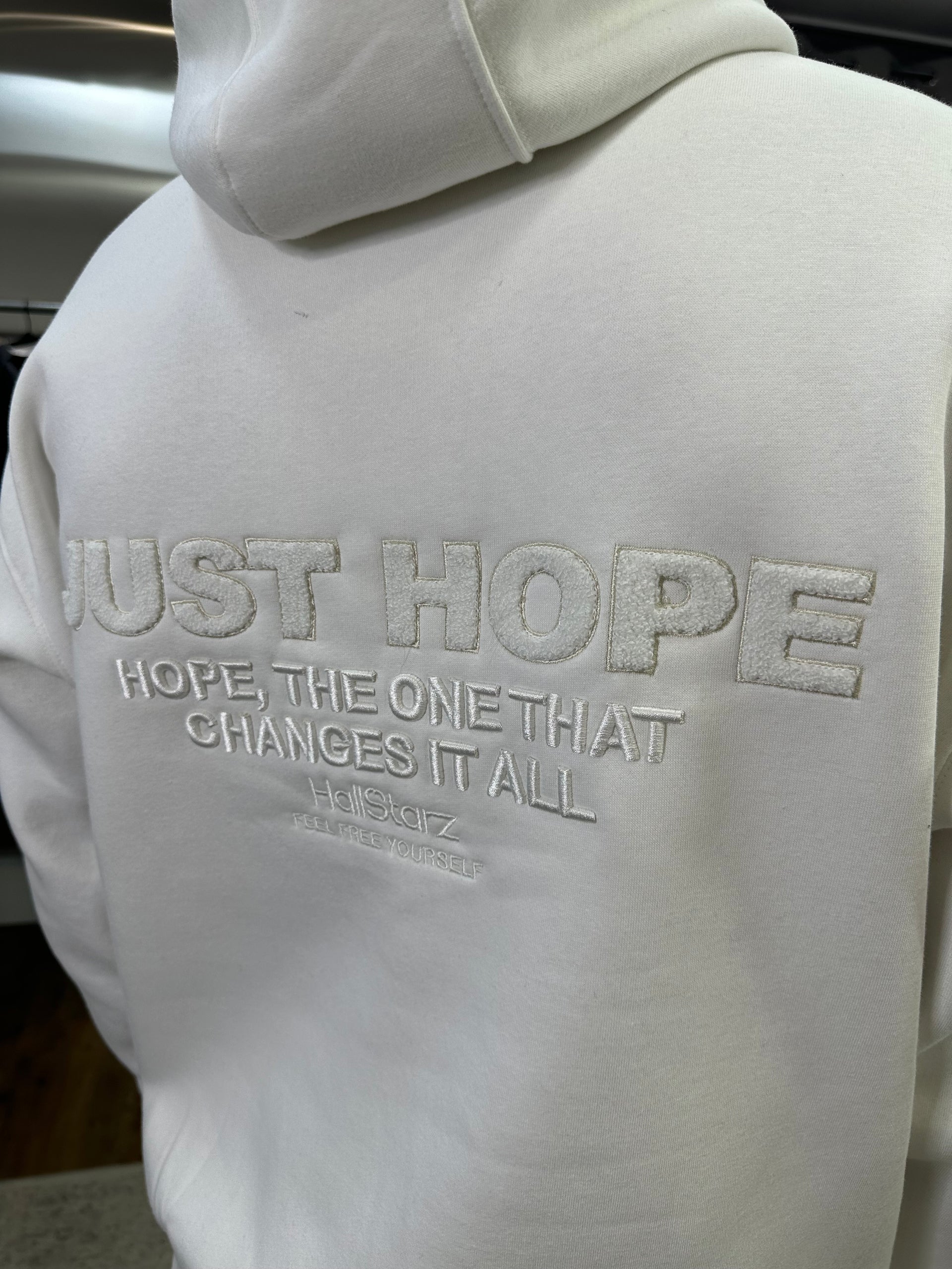 Sweat HOPE blanc