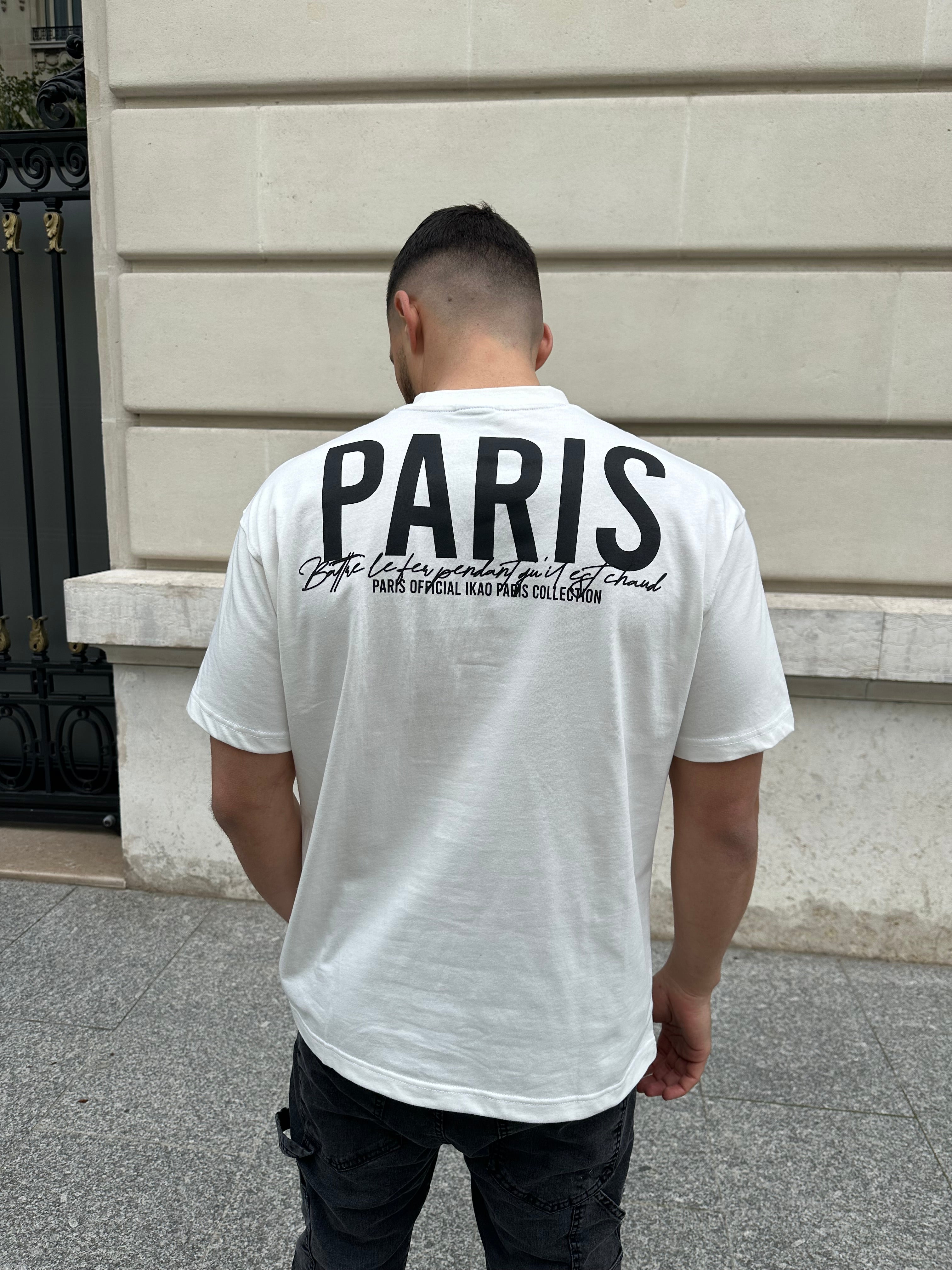 T-shirt PARIS blanc