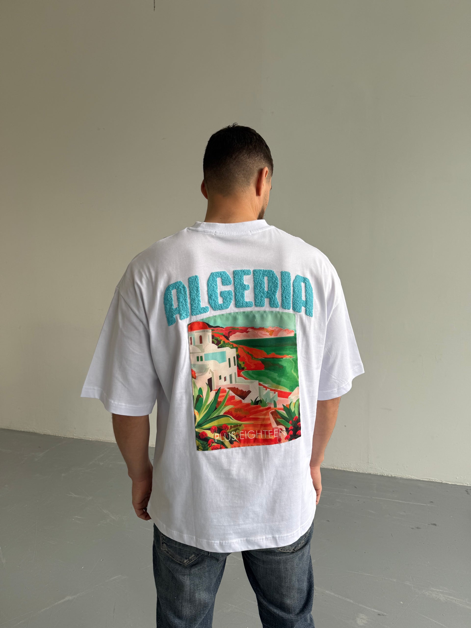 T-shirt ALGERIA blanc