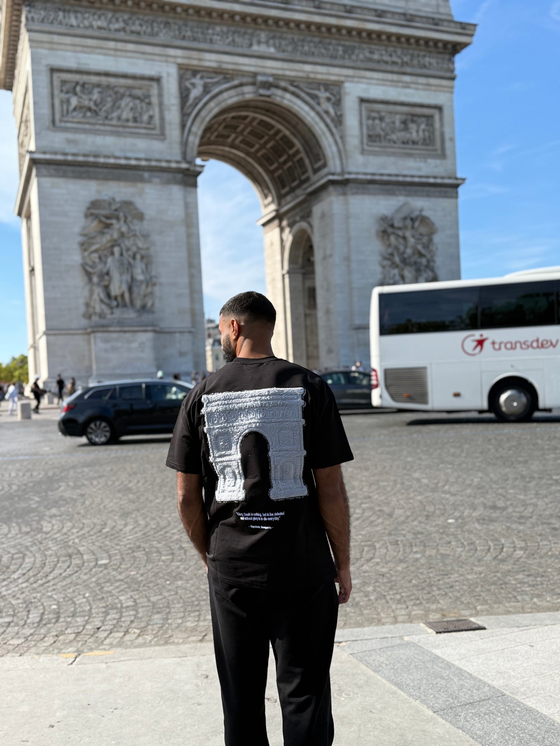 T-shirt ARC DE TRIOMPHE NOIR