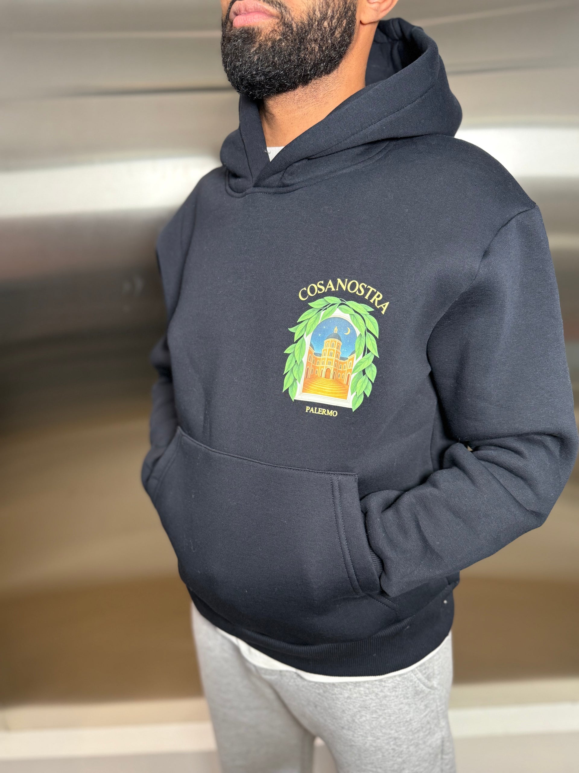 Pull Cosanostra bleu marine