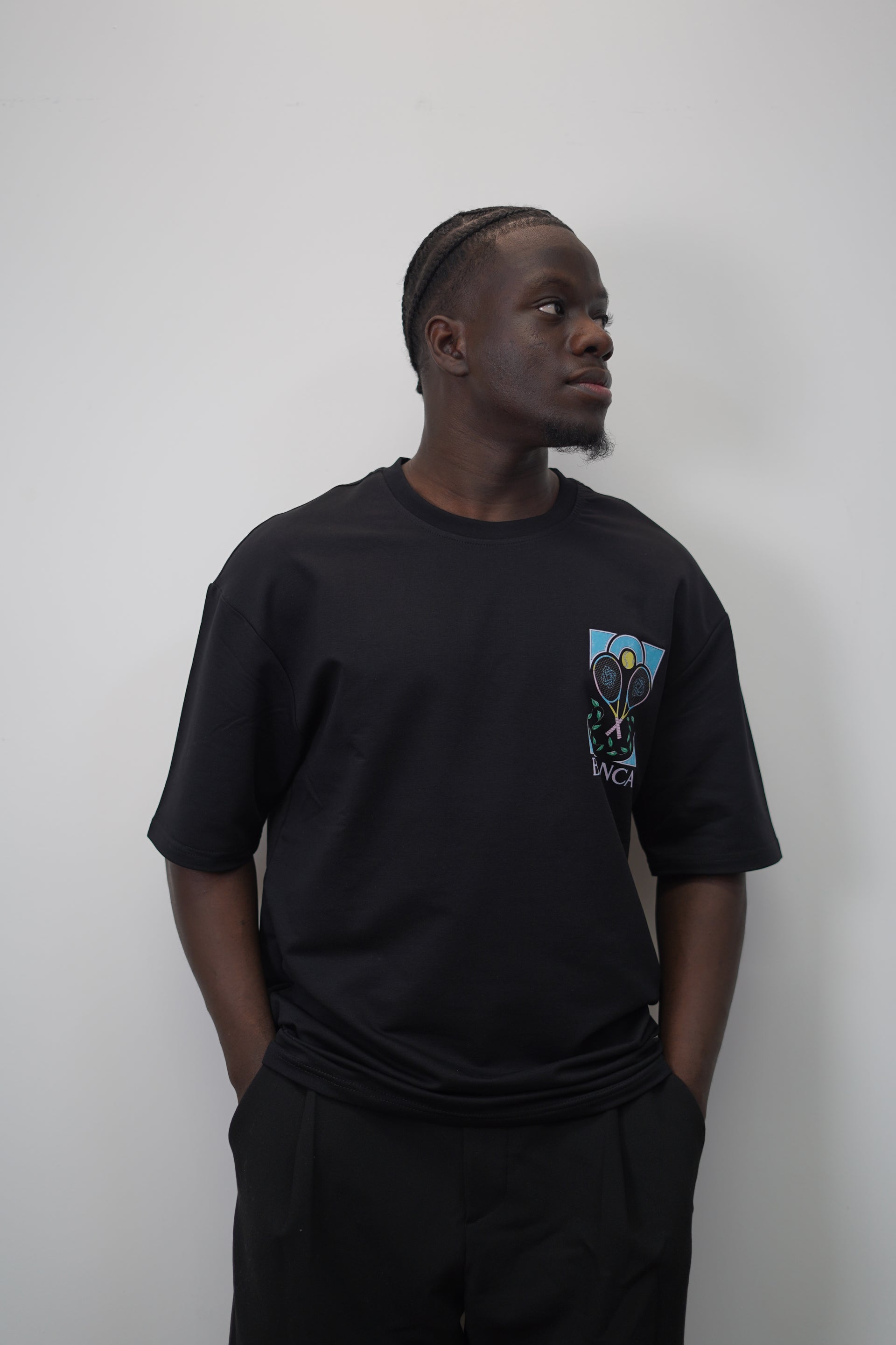 T-shirt Blanca PADEL Noir